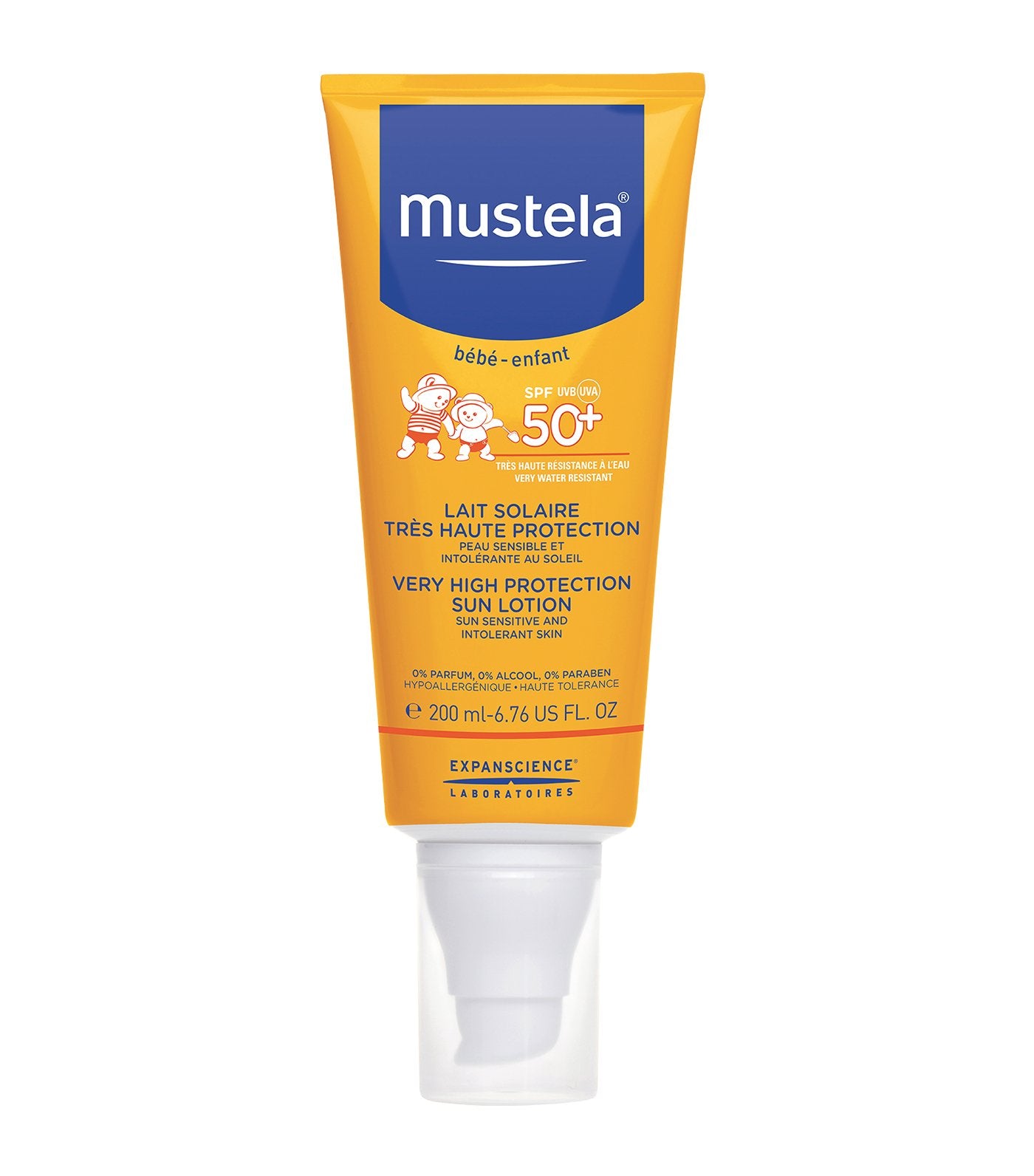 mustela very high protection sun lotion 200ml