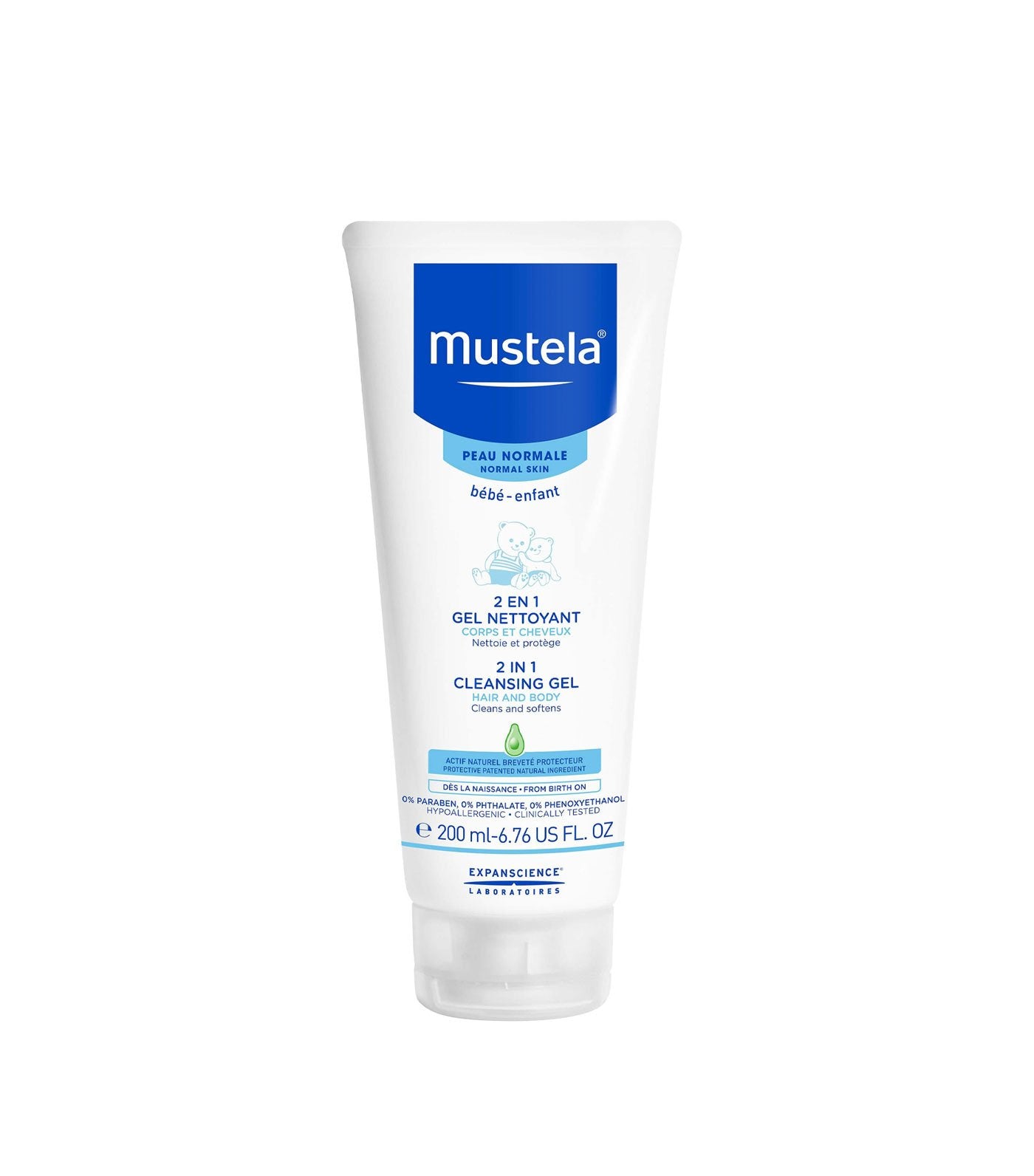 Mustela 2 in 1 Cleansing Gel 200ml