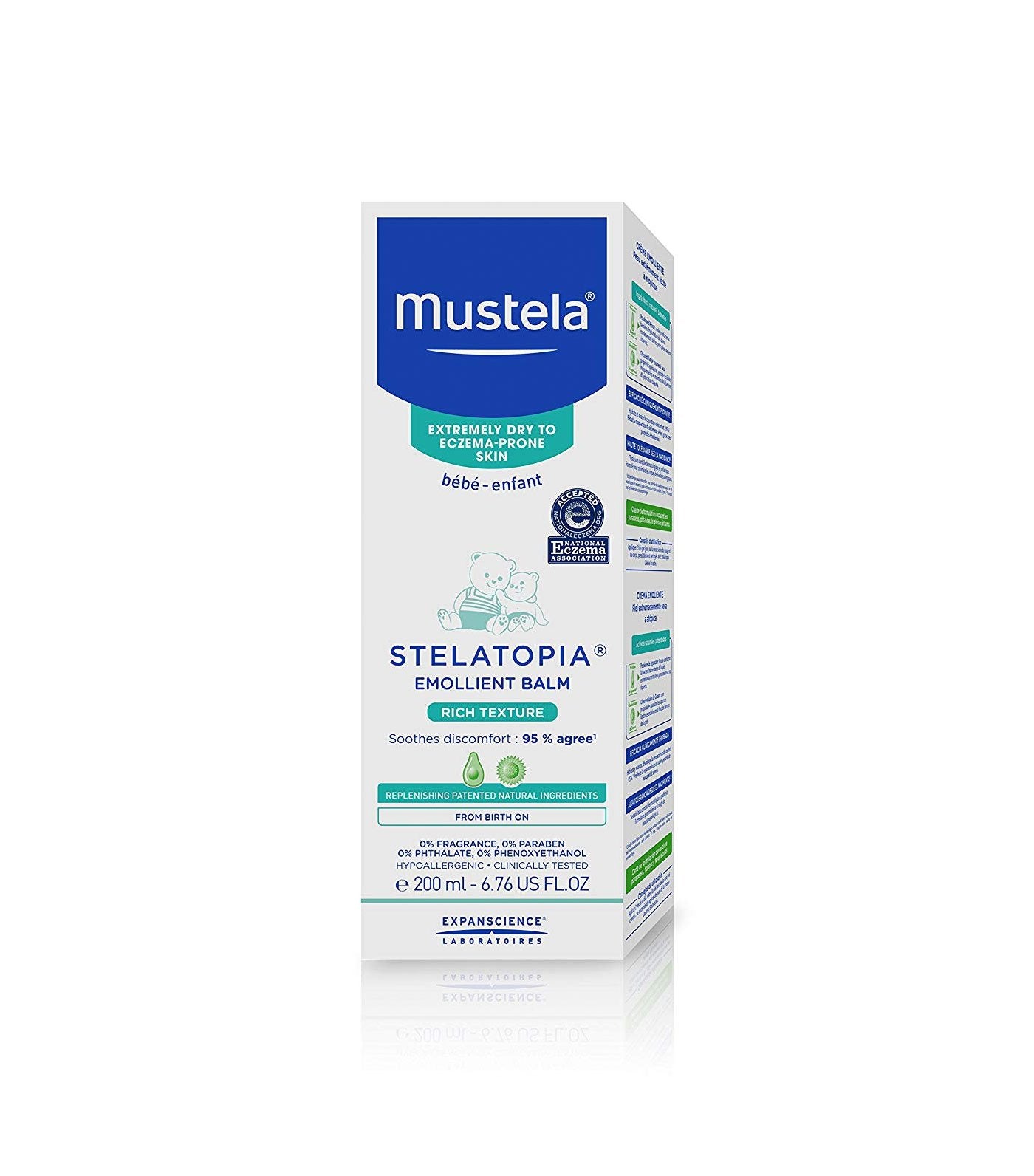 mustela stelatopia emollient balm 200ml