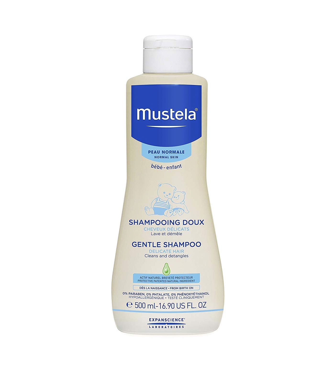 mustela gentle shampoo 500ml