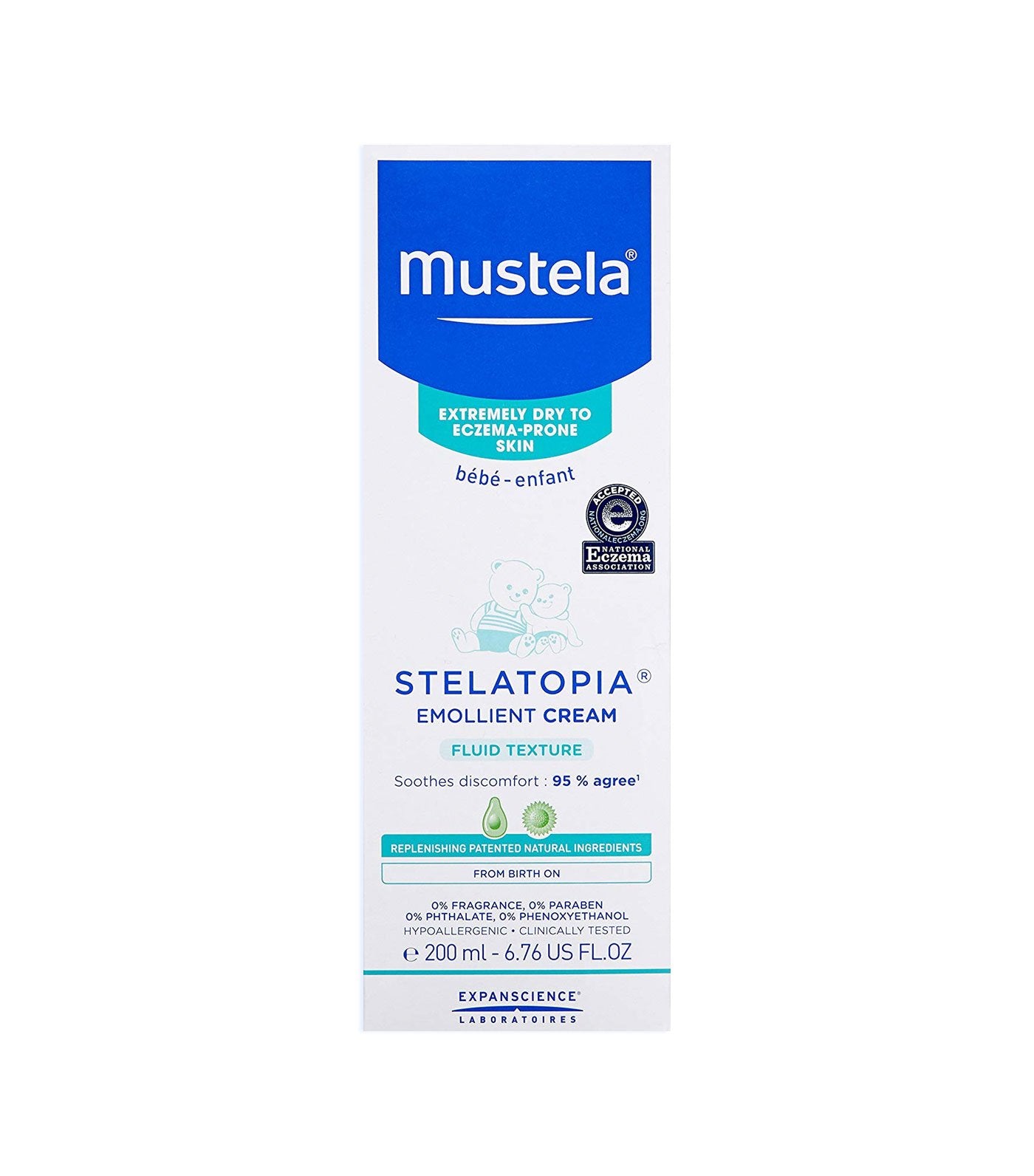 Mustela Stelatopia Emollient Cream 200ml