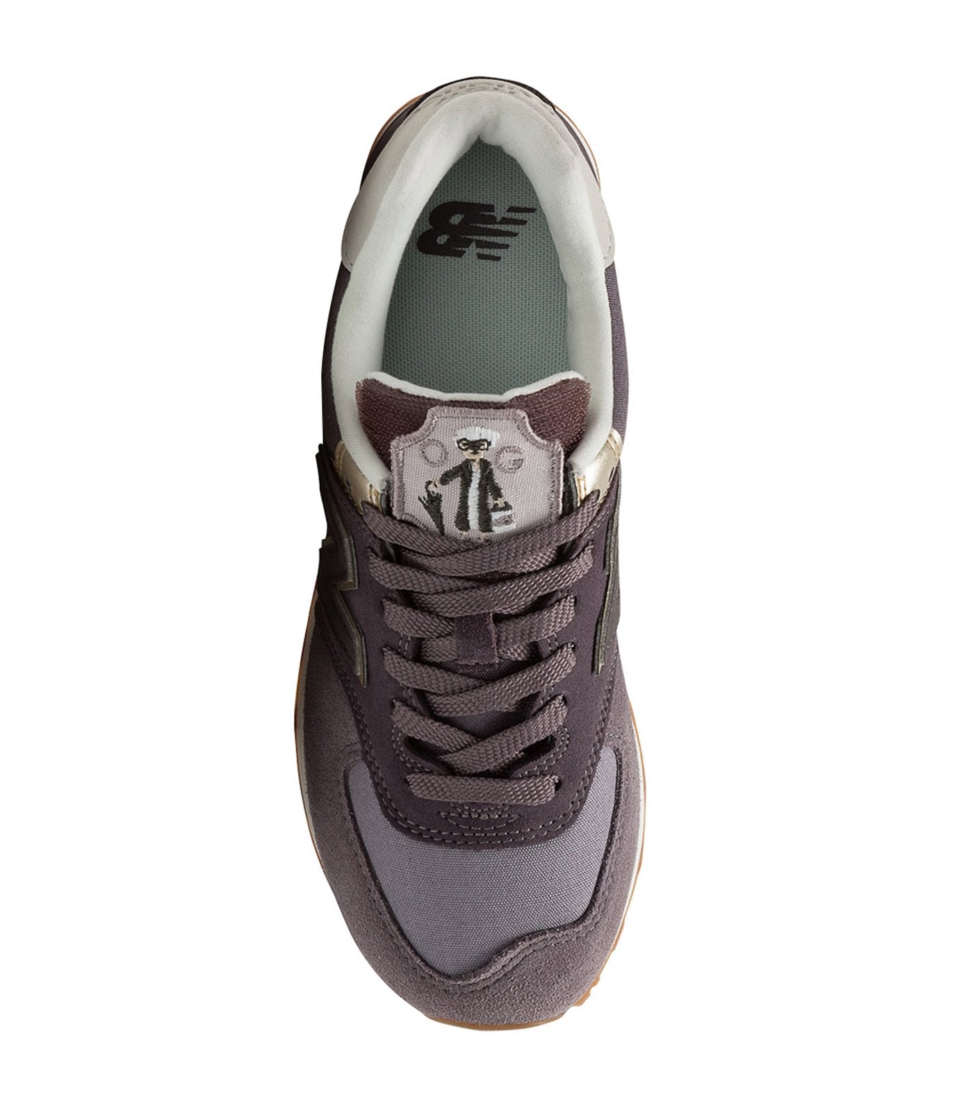 new balance 574 classic patch work pack sneakers dark cashmere