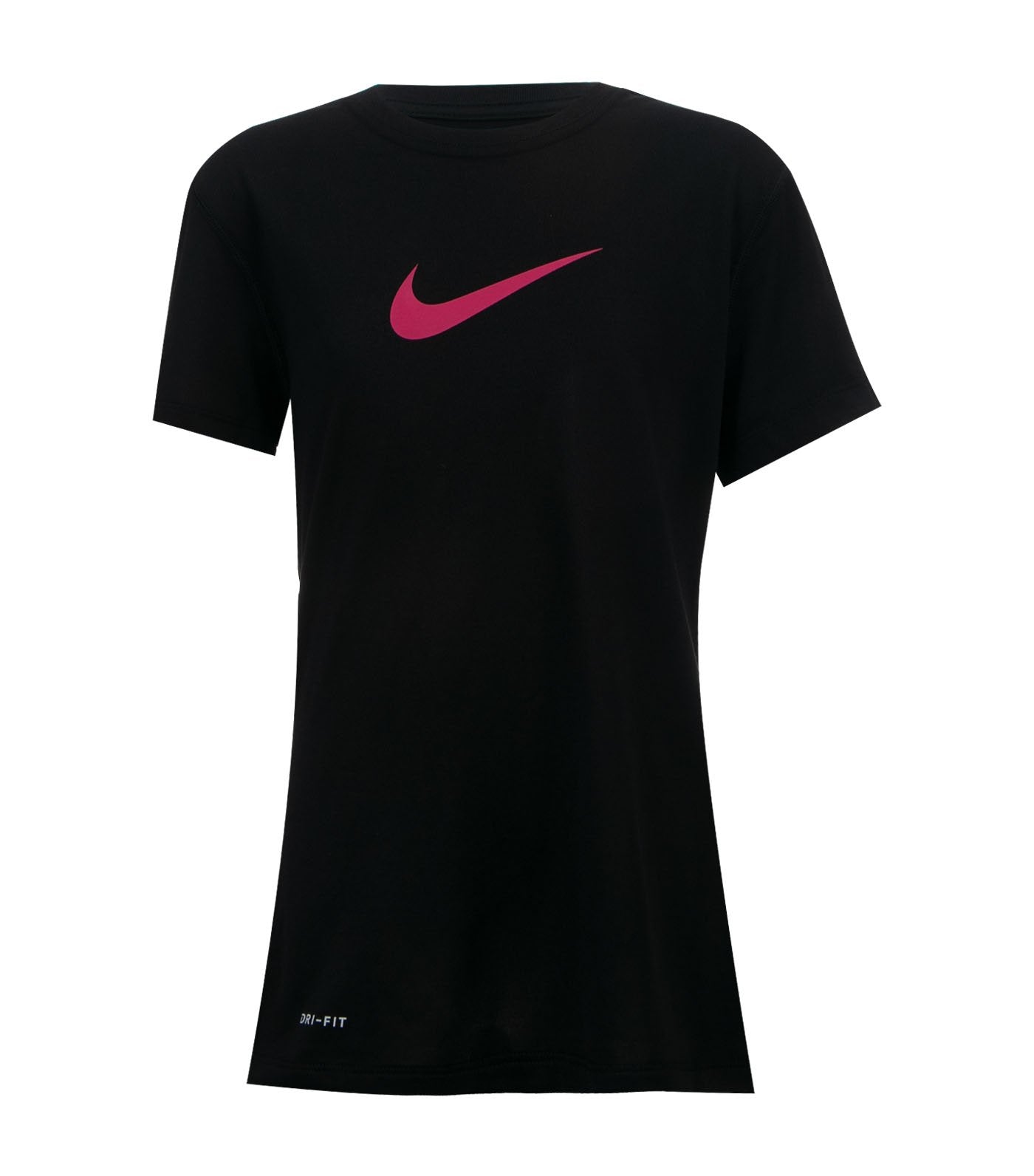 nike black girls legend short sleeves top youth