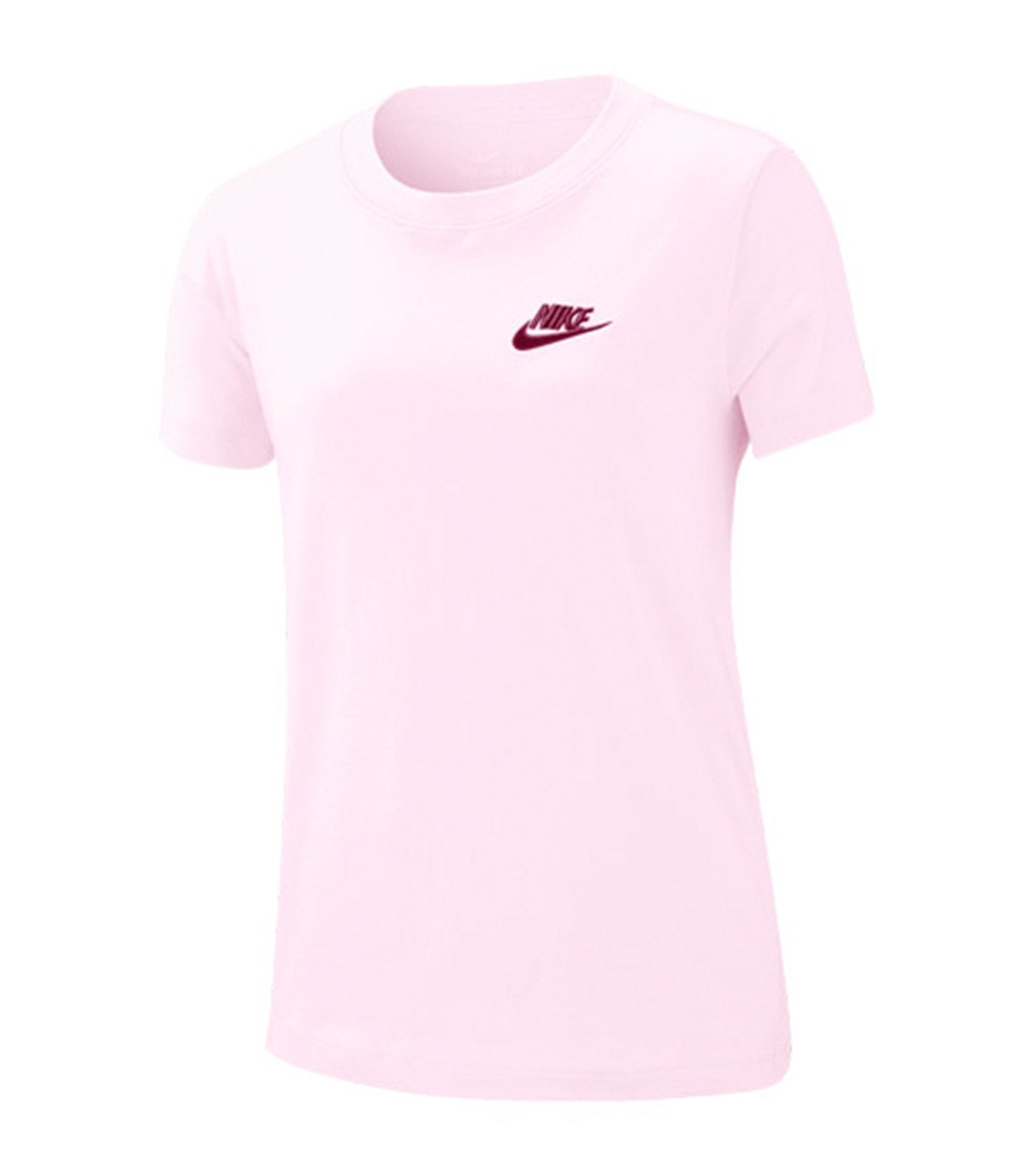 nike pink foam youth nsw emblem swoosh tee