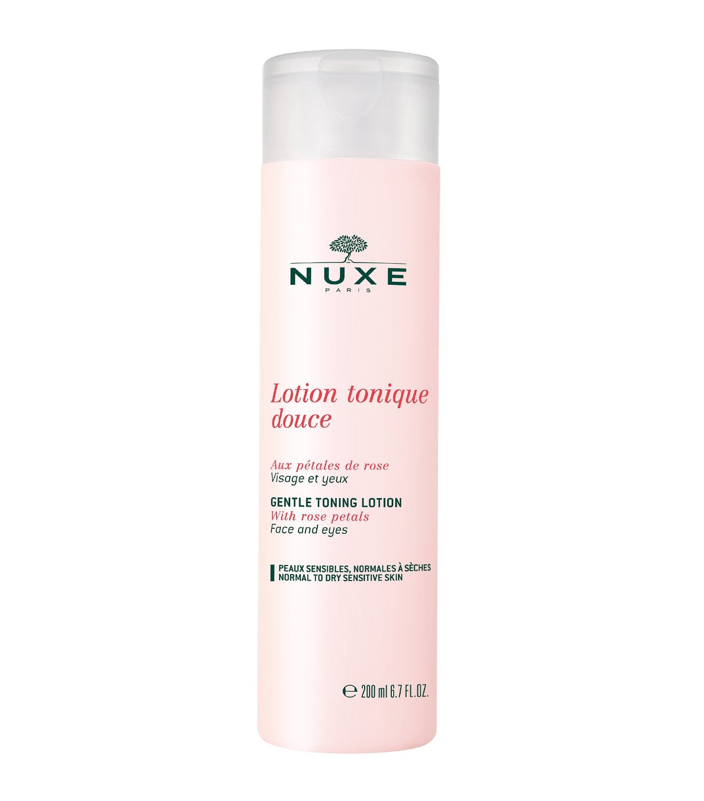 nuxe rose petal gentle toning lotion