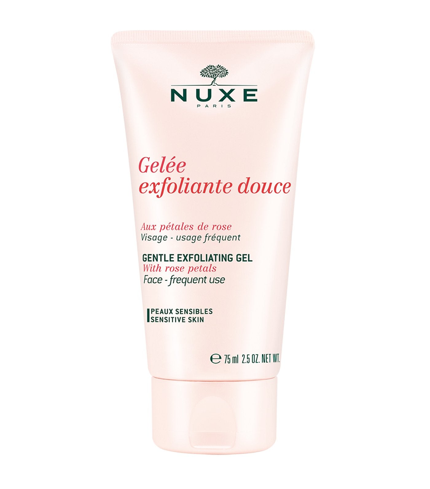 nuxe rose petal gentle exfoliating gel