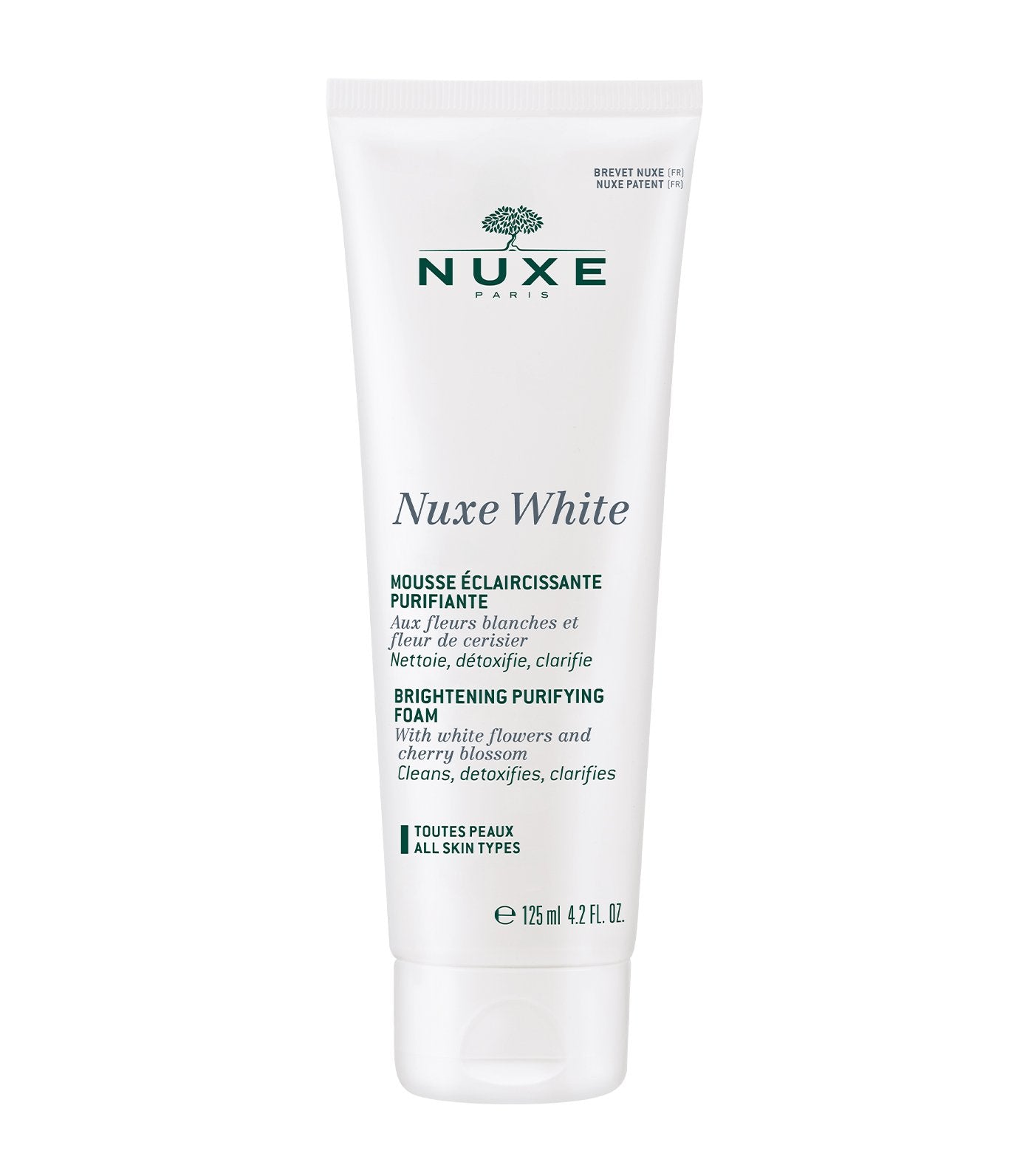 nuxe white purifying foam cleanser