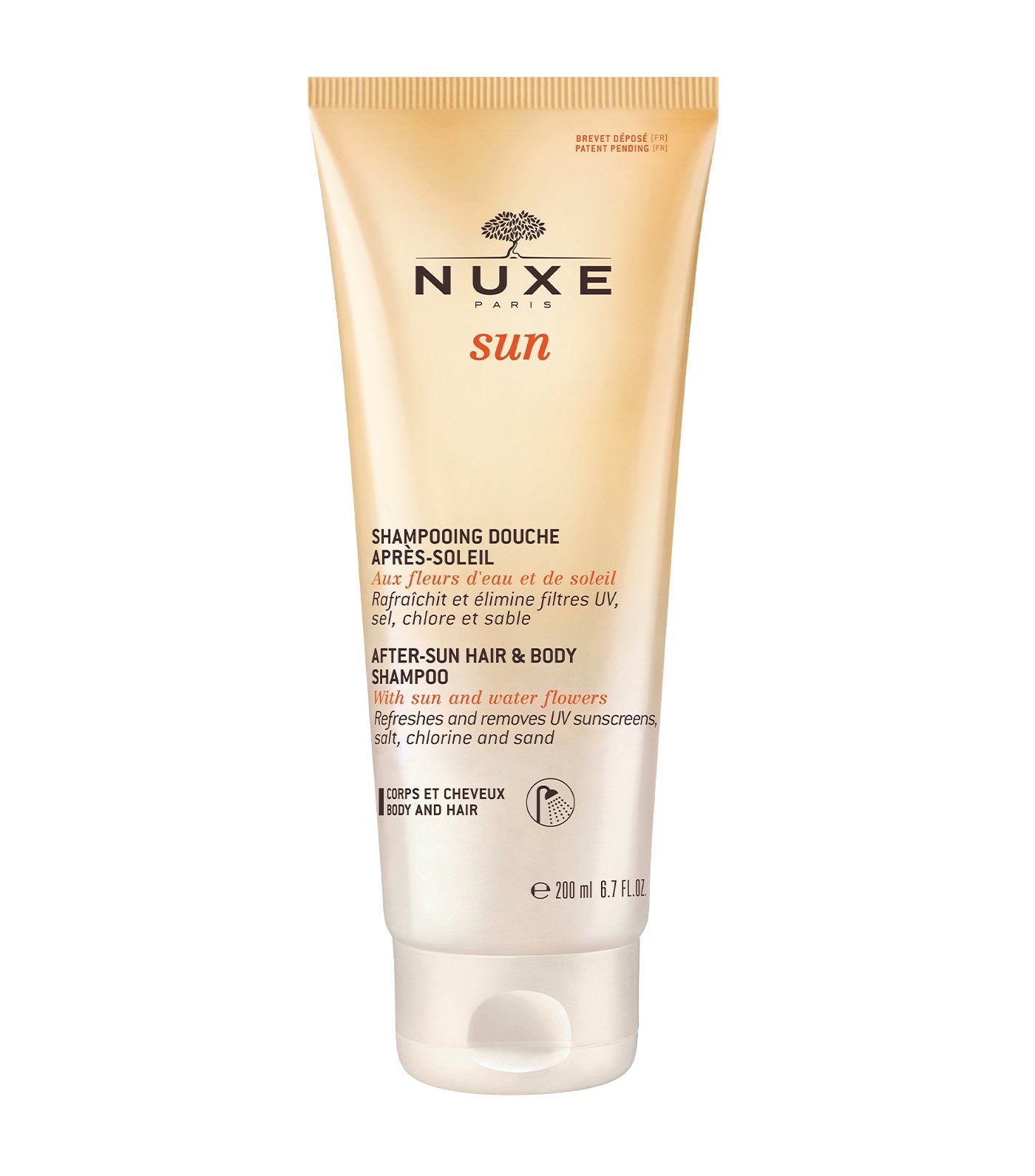 nuxe after-sun hair & body shampoo