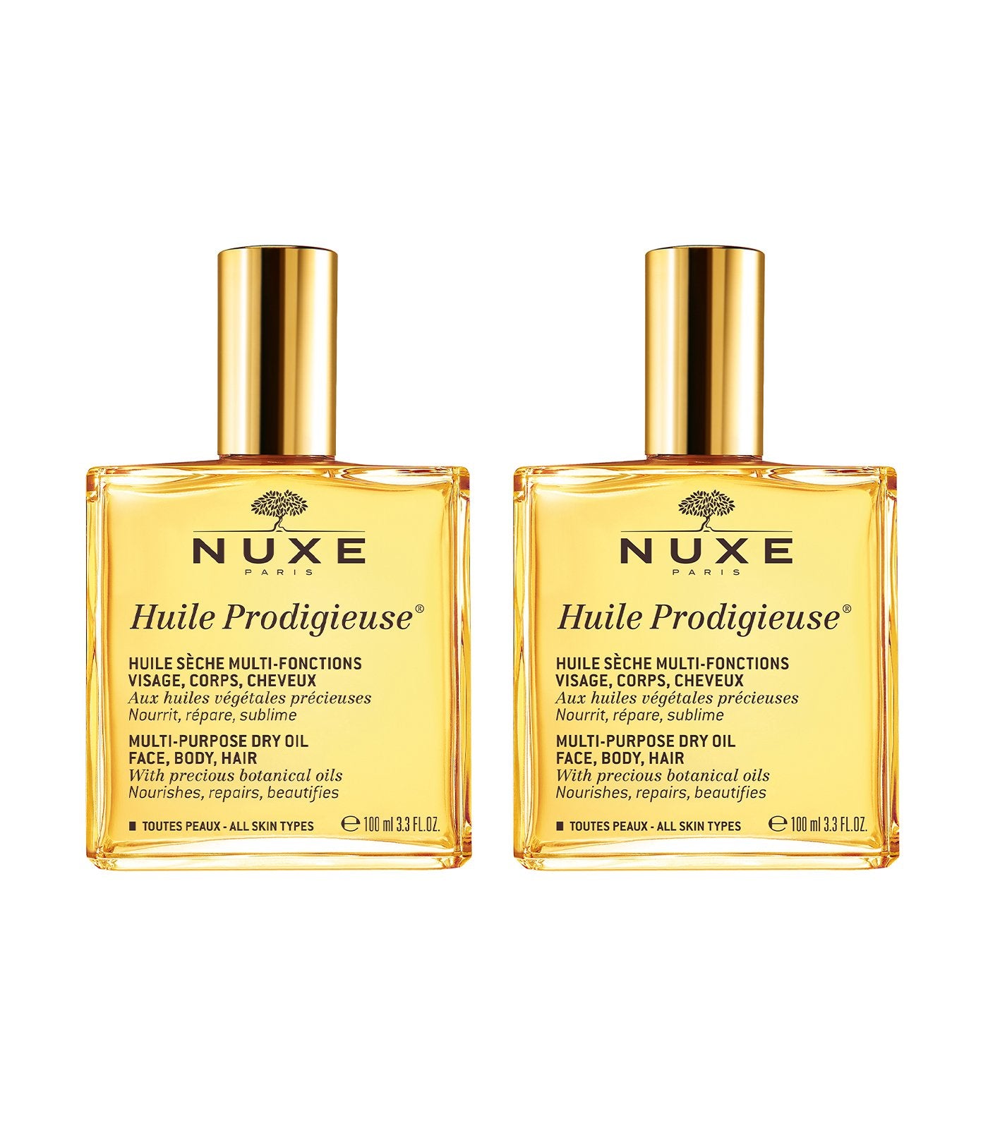 nuxe huile prodigieuse® beauty dry oil 100ml duo