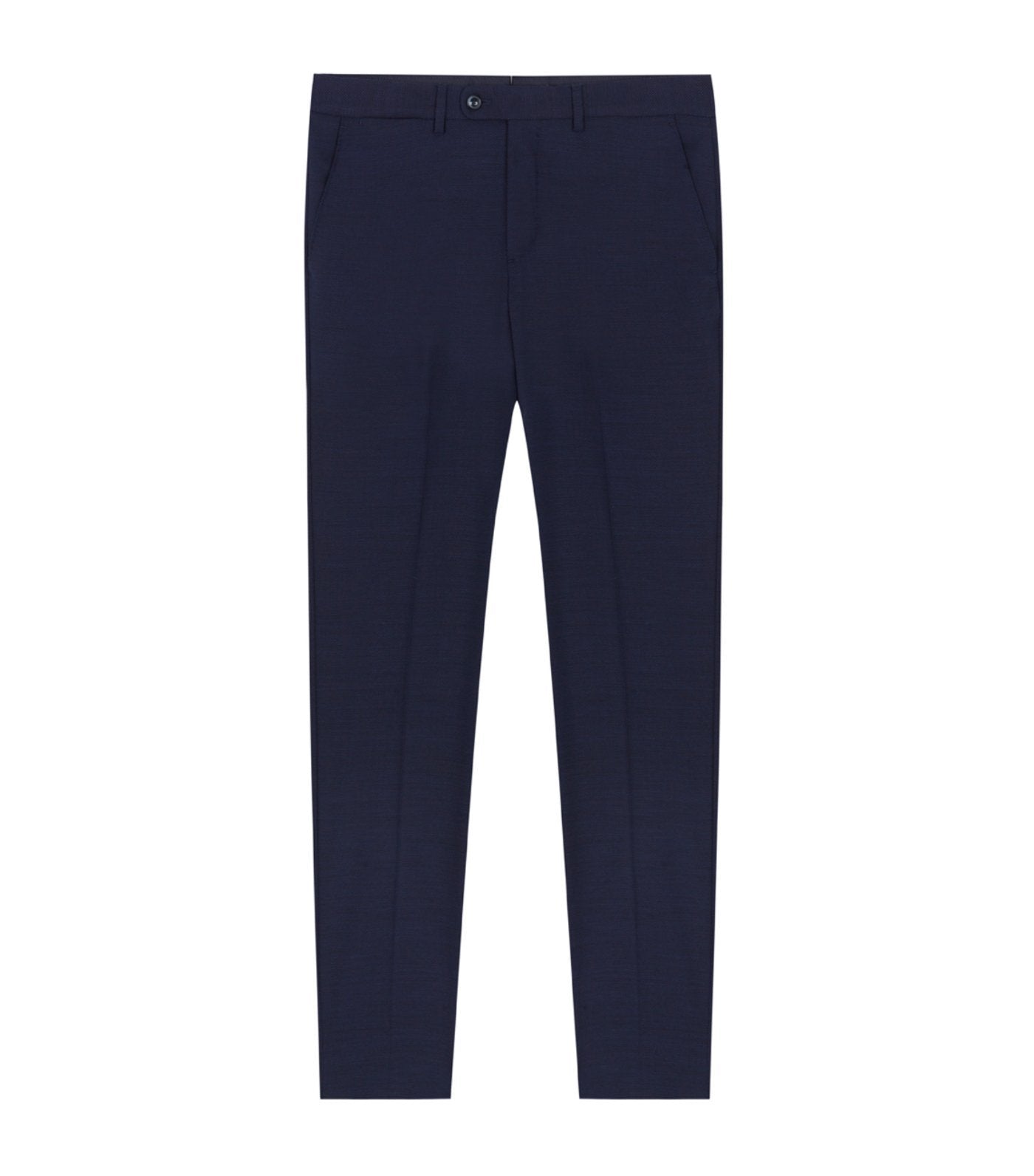 pedro del hierro wool blend dress pants navy