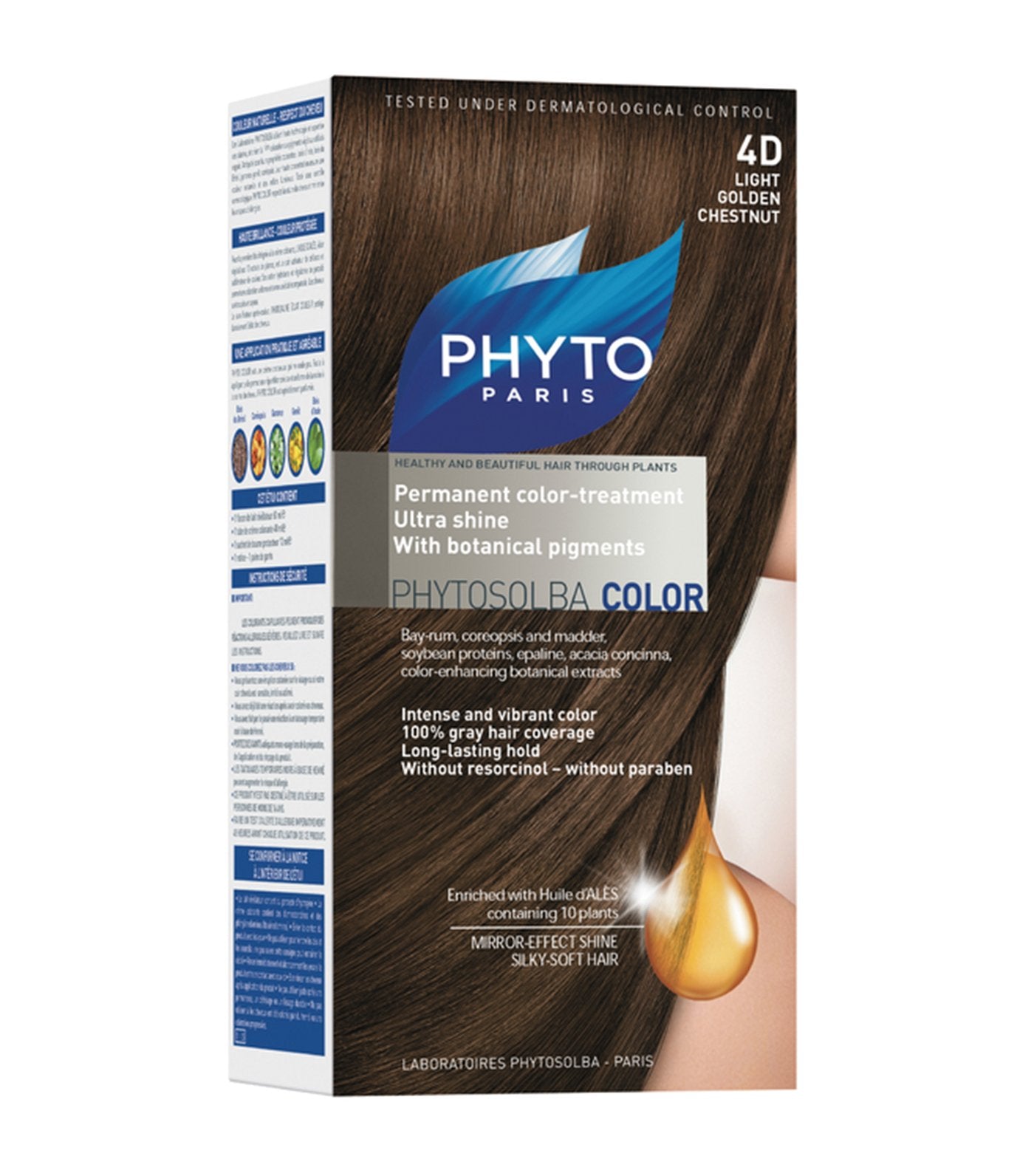 phyto paris phyto color 4d light golden chestnut