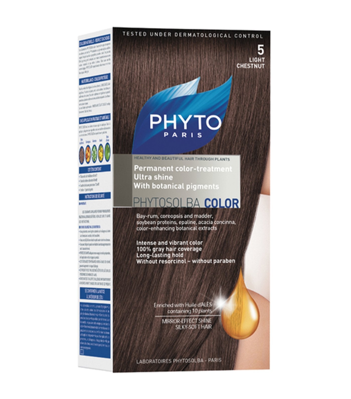 phyto color 5 light chestnut