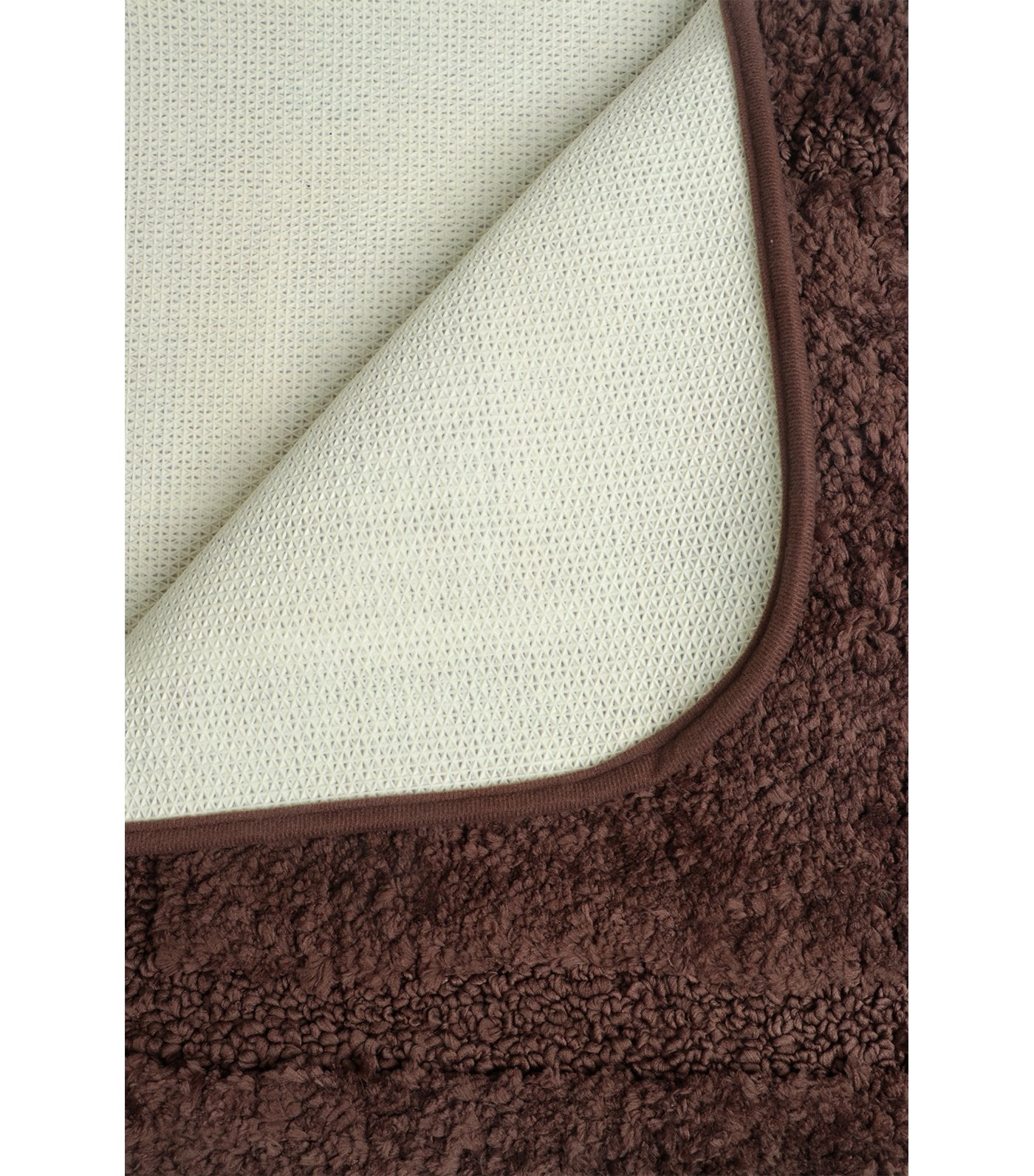 rustan's home brown bathroom rug set bath mat contour & toilet lid cover