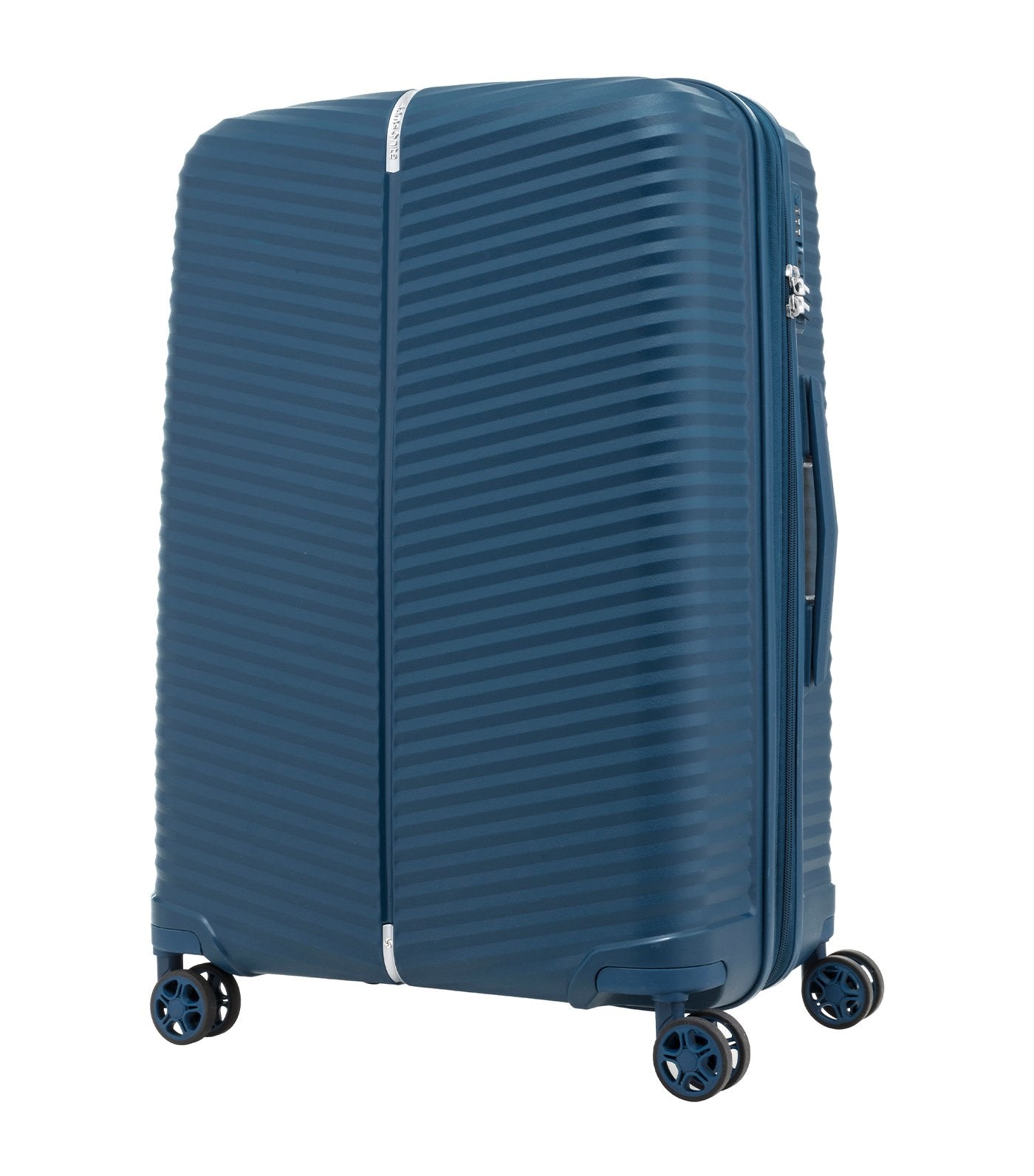 samsonite varro spinner 75/28 expandable peacock blue