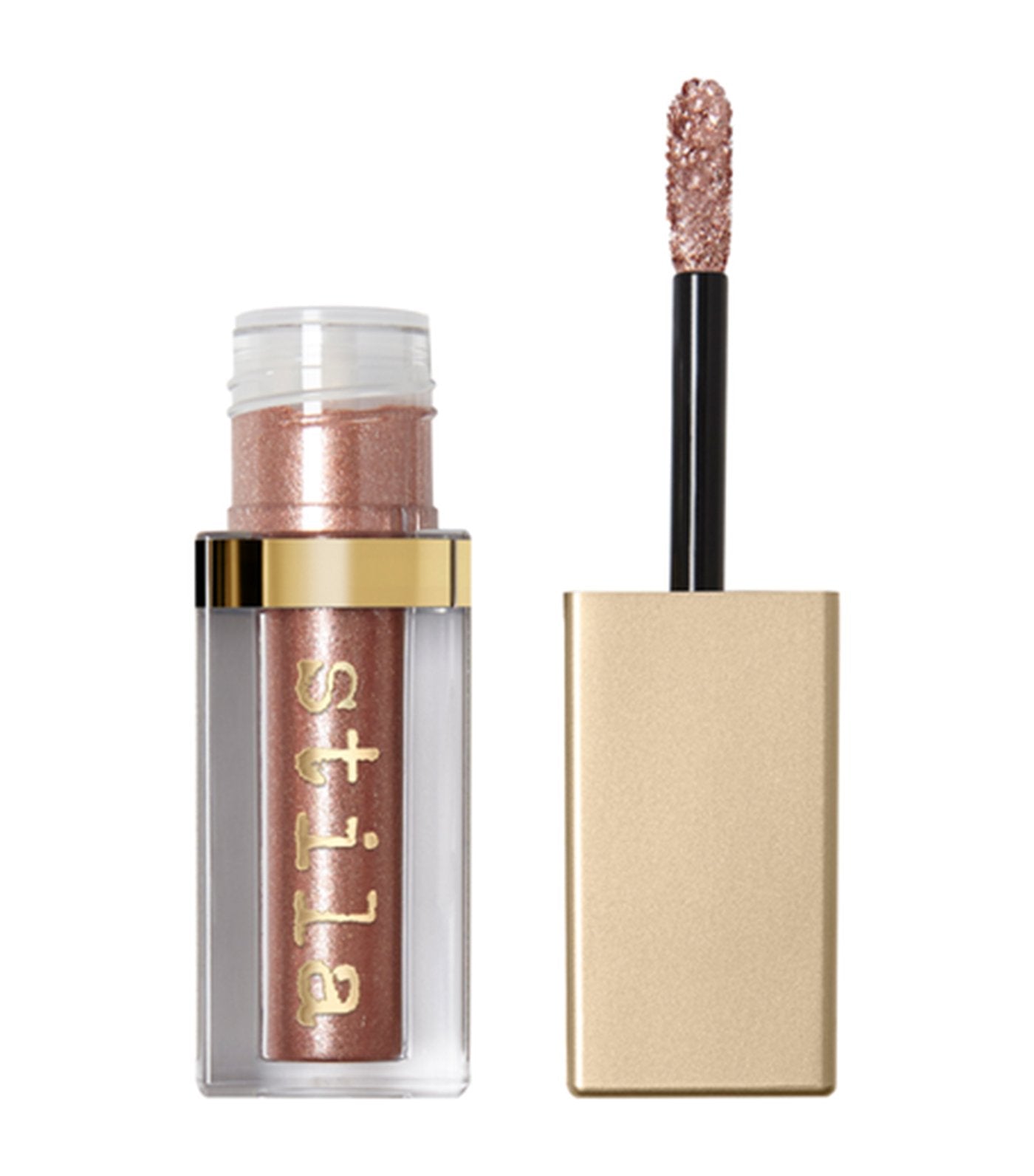 stila rose gold glitter and glow liquid eyeshadow