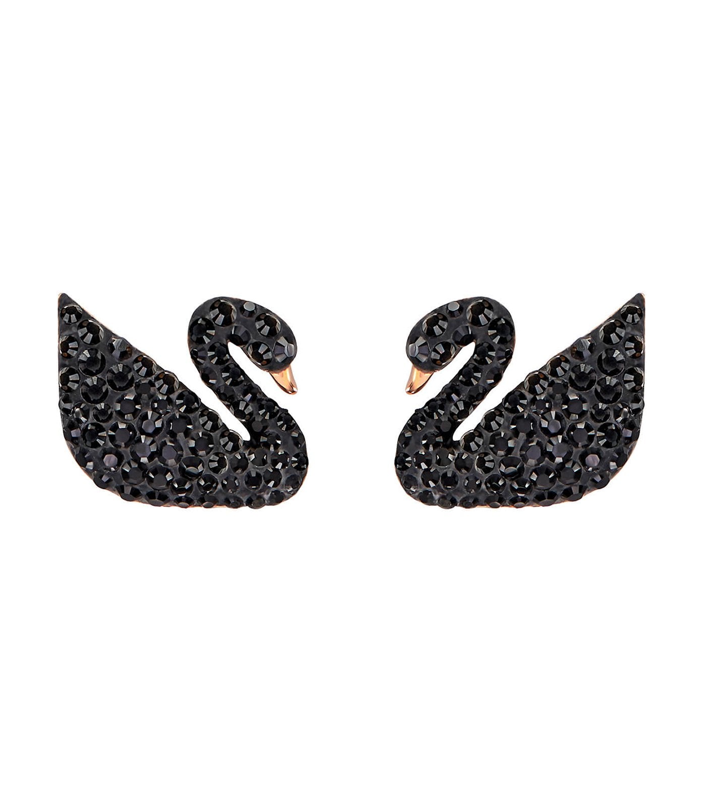 swarovski iconic swan pierced earrings