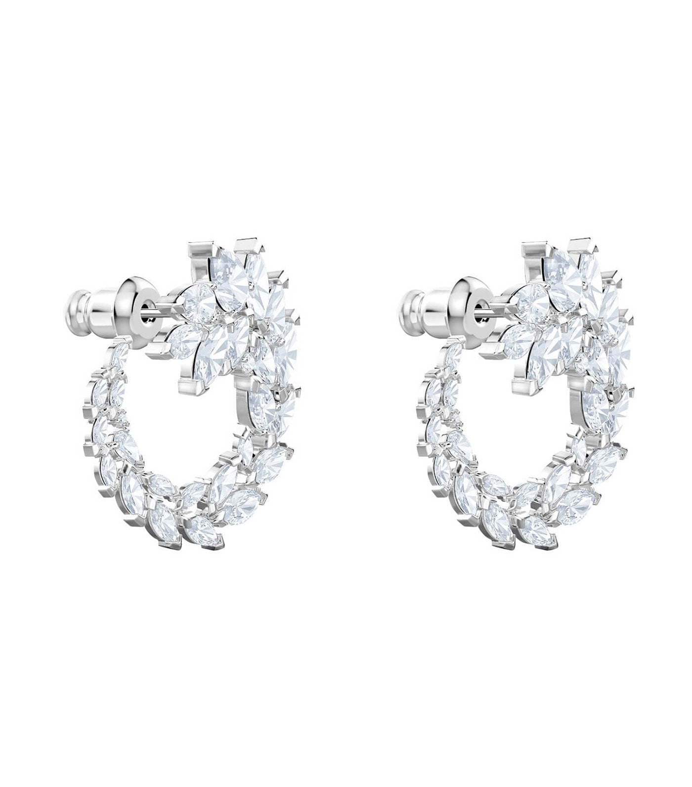 swarovski louison hoop pierced earrings