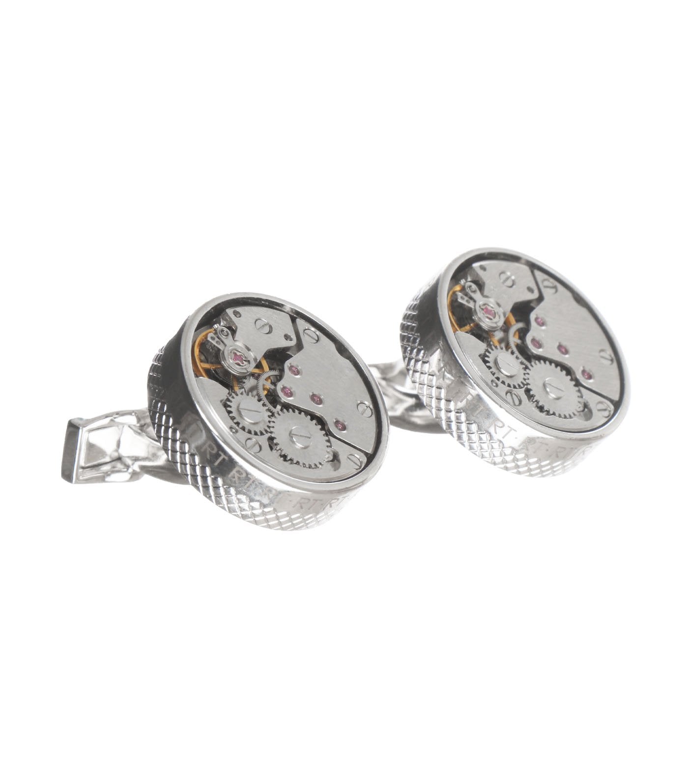 Tateossian Skeleton Cufflinks in Vintage Rhodium