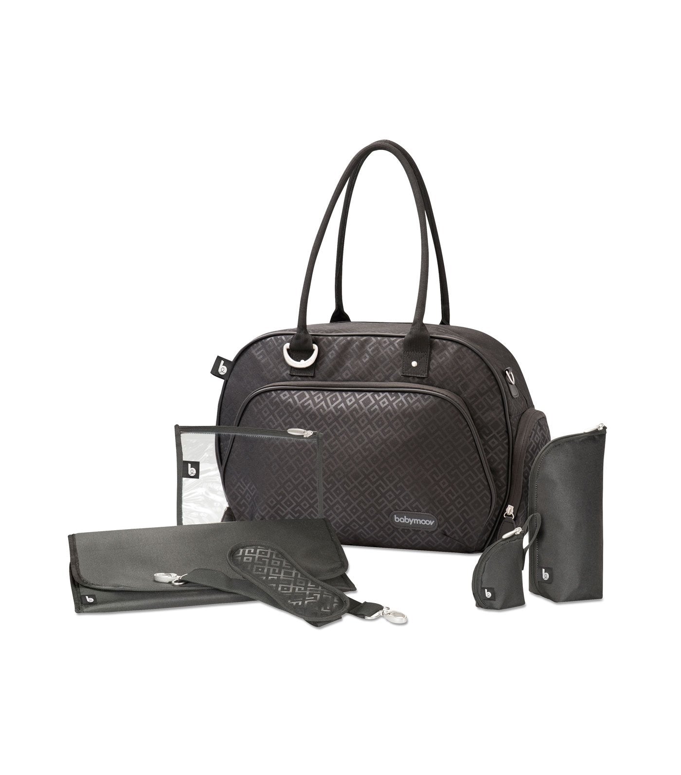 Trendy Diaper Bag - Black