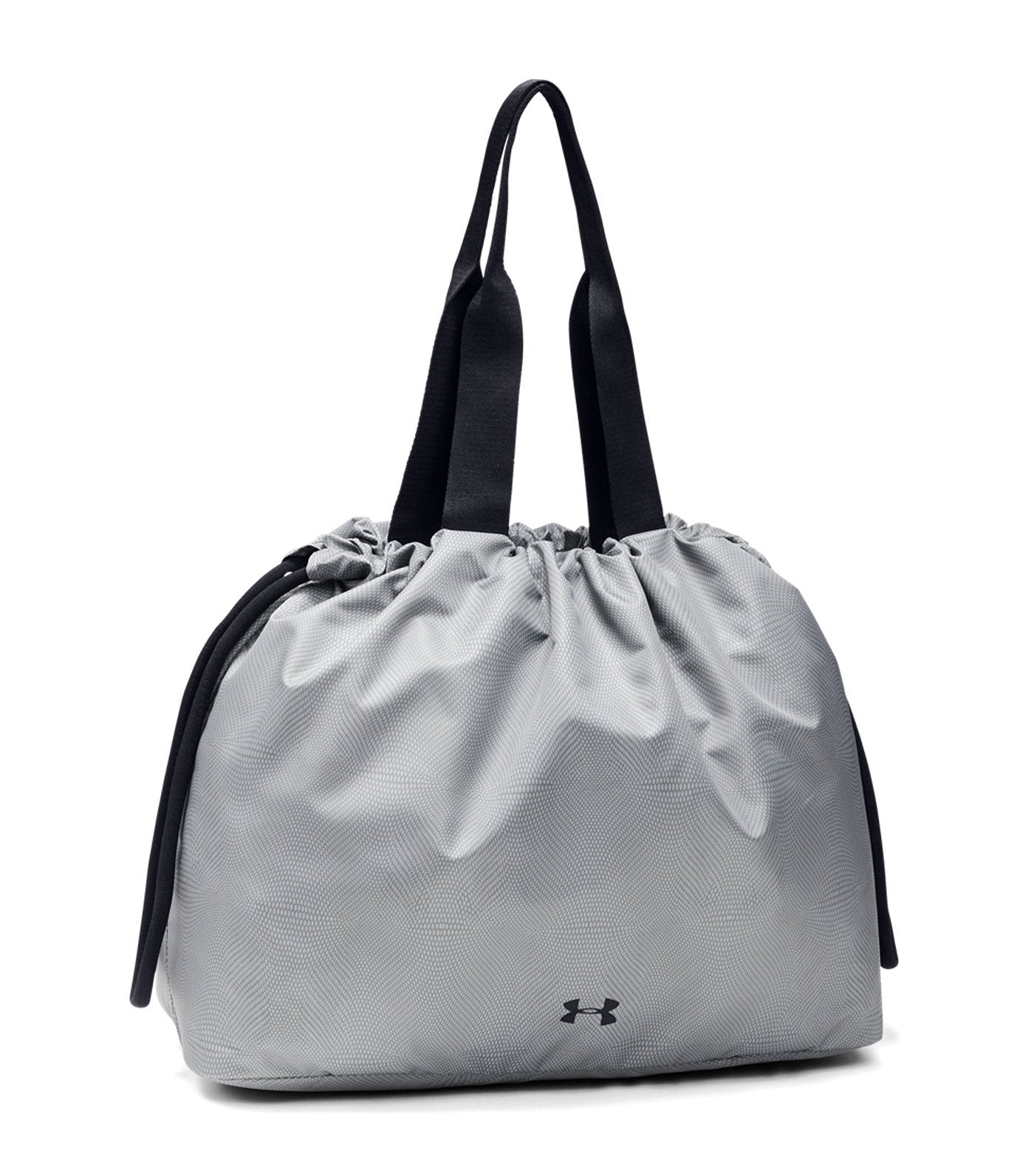 under armour ua cinch printed tote bag gray