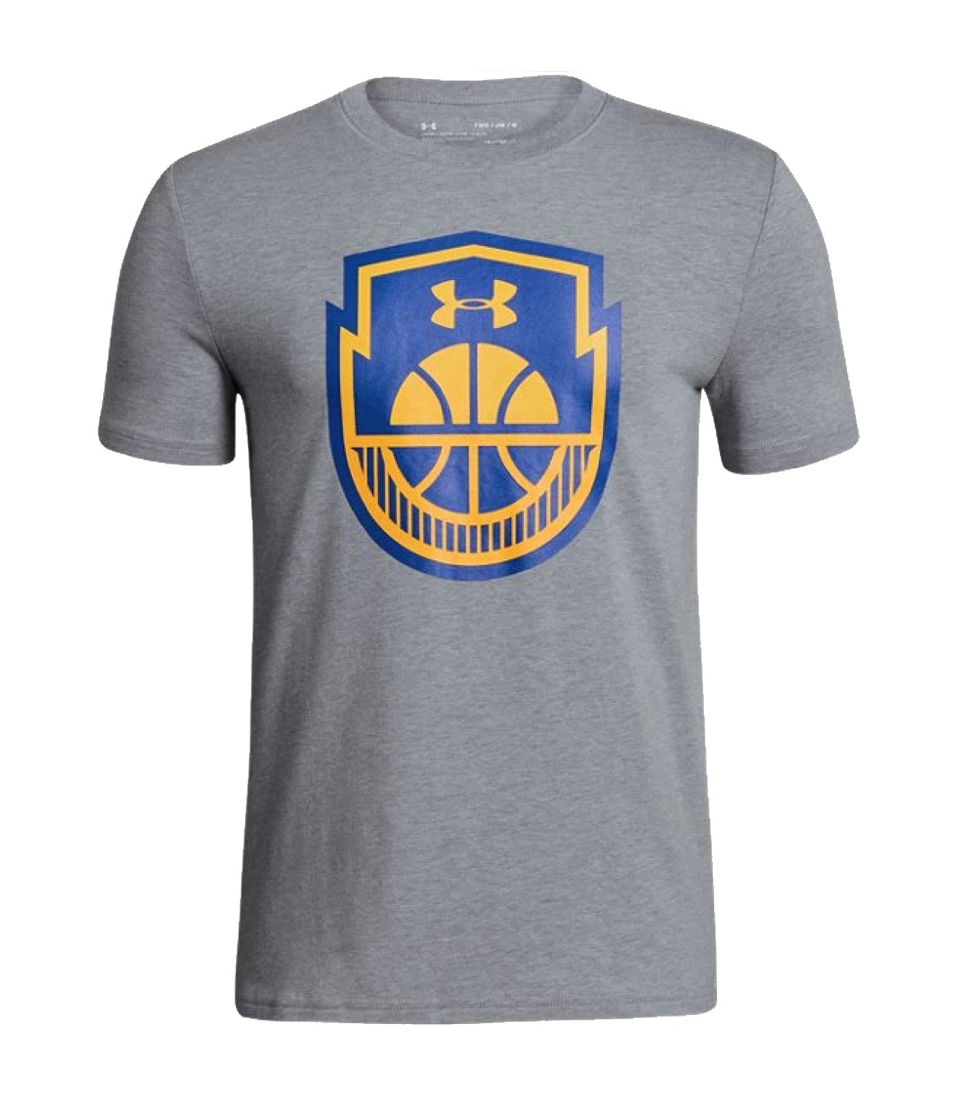 under armour gray boys basketball icon t-shirt