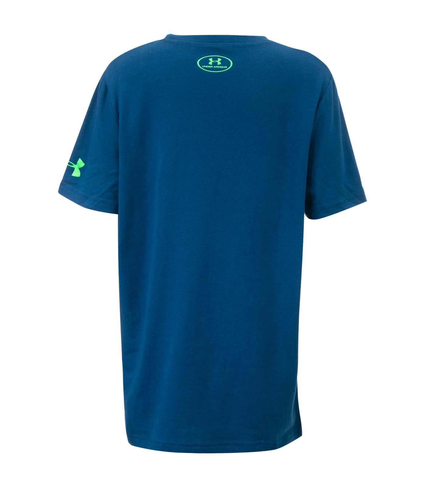 under armour blue boys sc logo t-shirt 