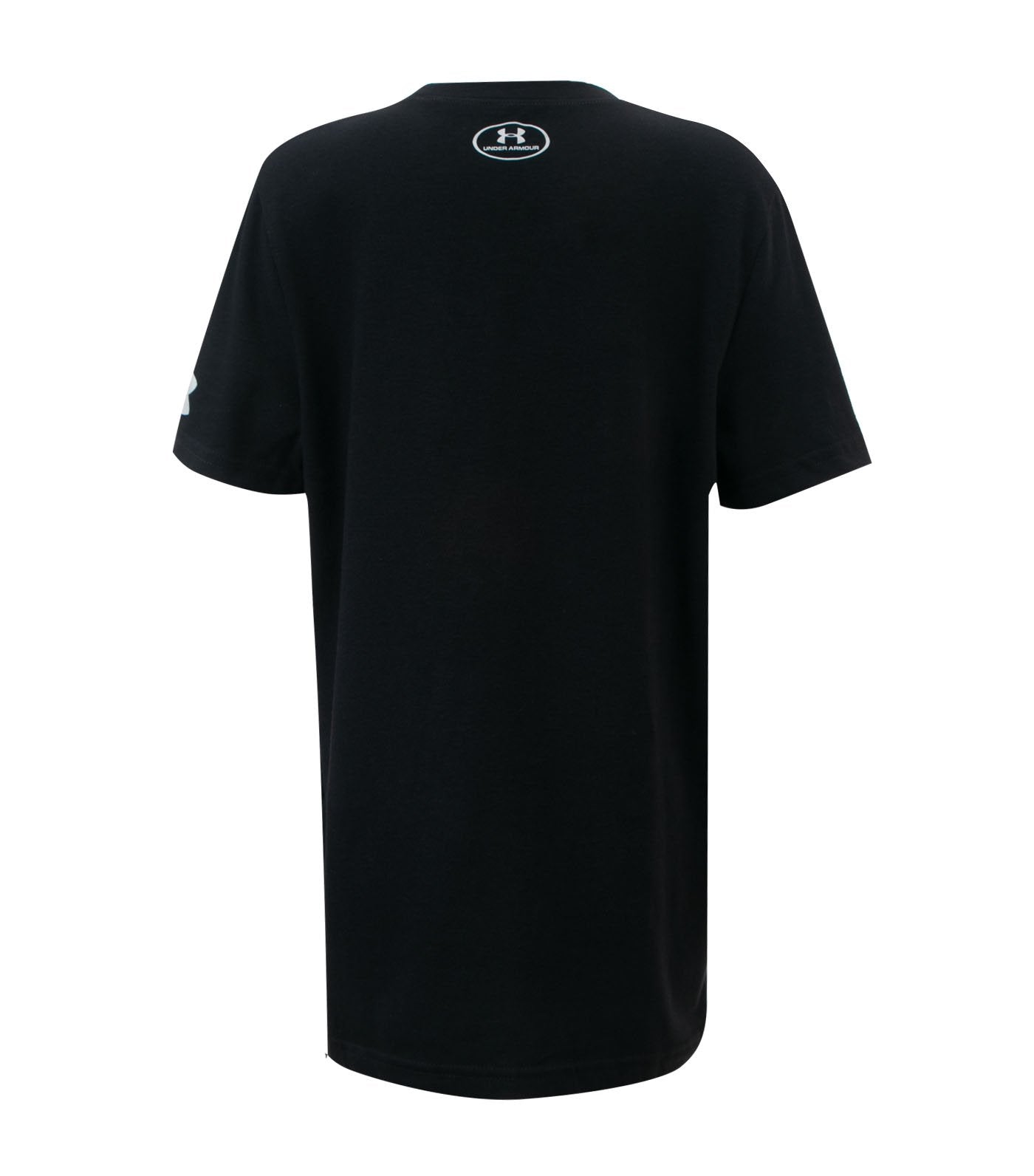 under armour black boys sc logo t-shirt 