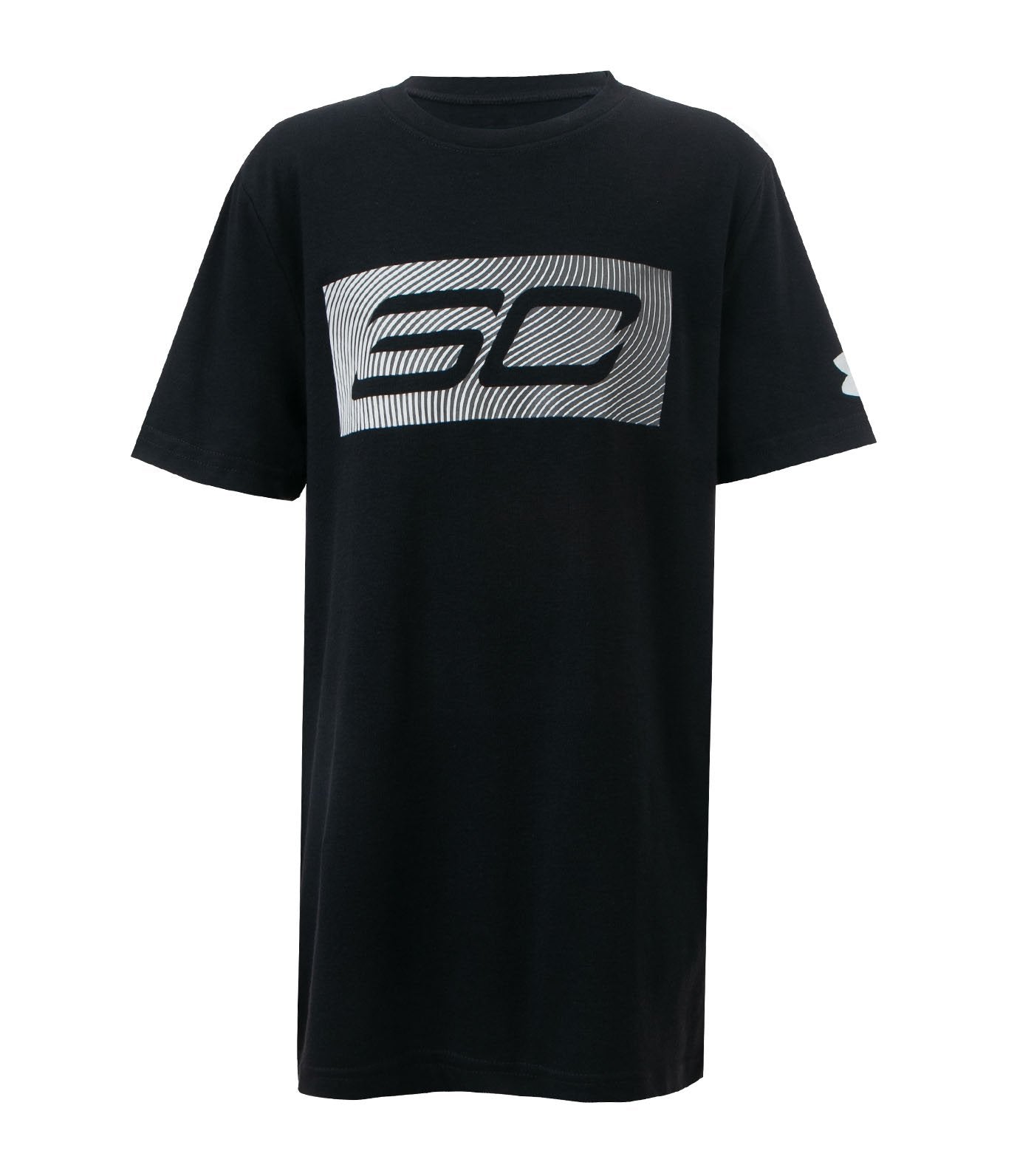 under armour black boys sc logo t-shirt 