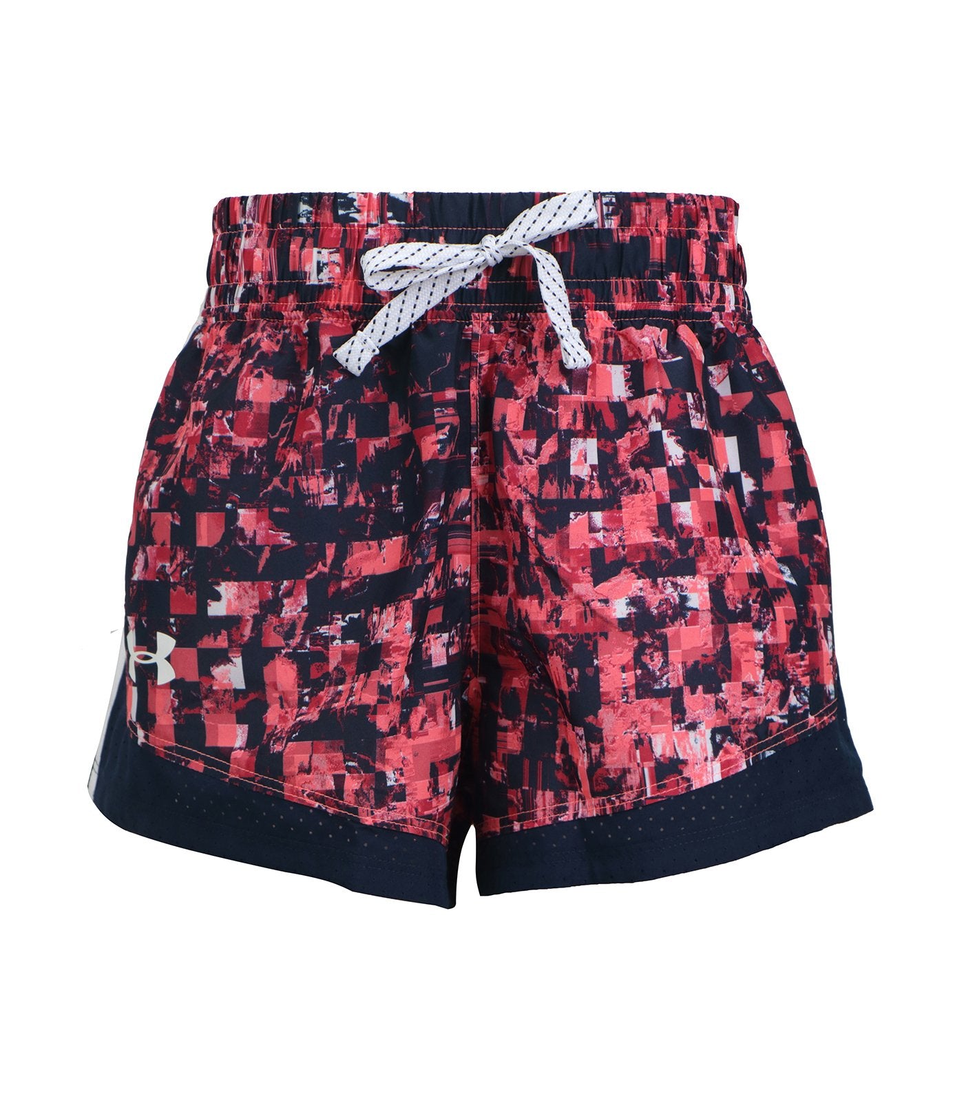 under armour pink girls novelty running shorts 