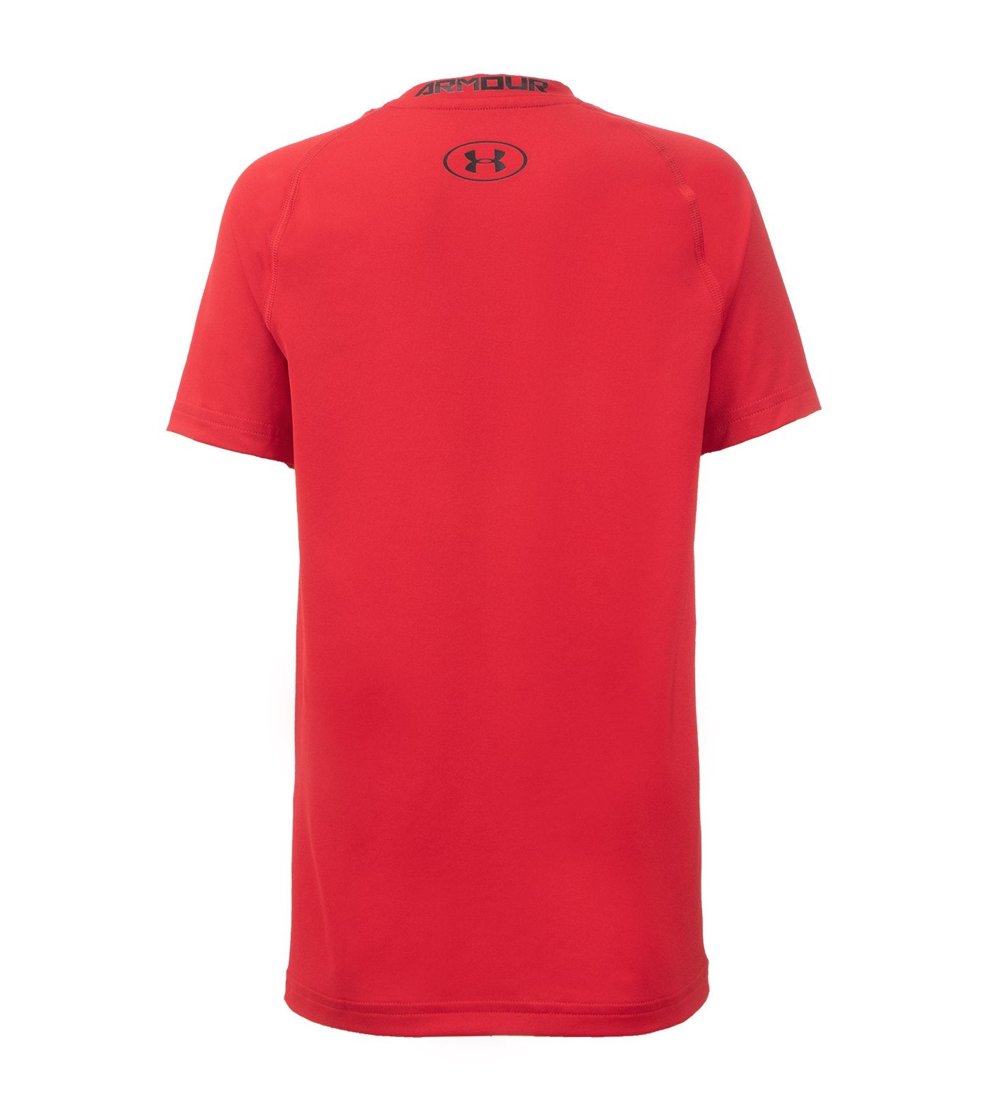 under armour red boys armour training t-shirt