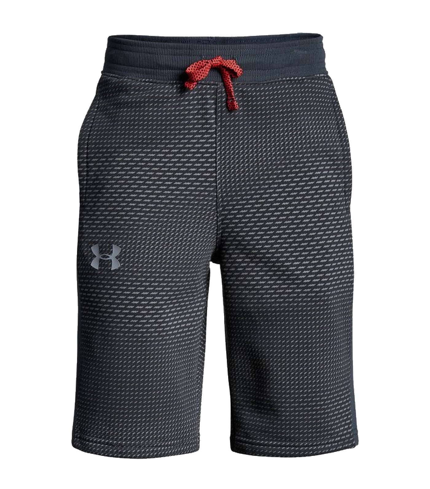 under armour gray boys threadborne ft shorts 