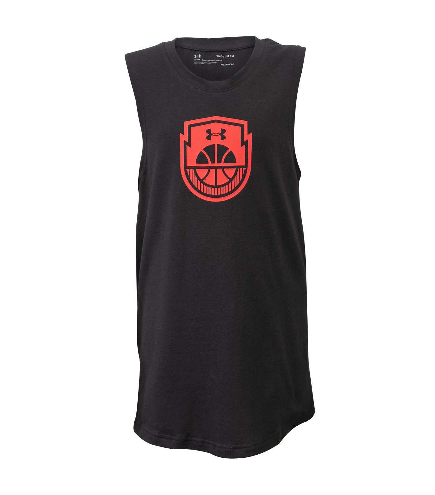 under armour gray boys baseline tank