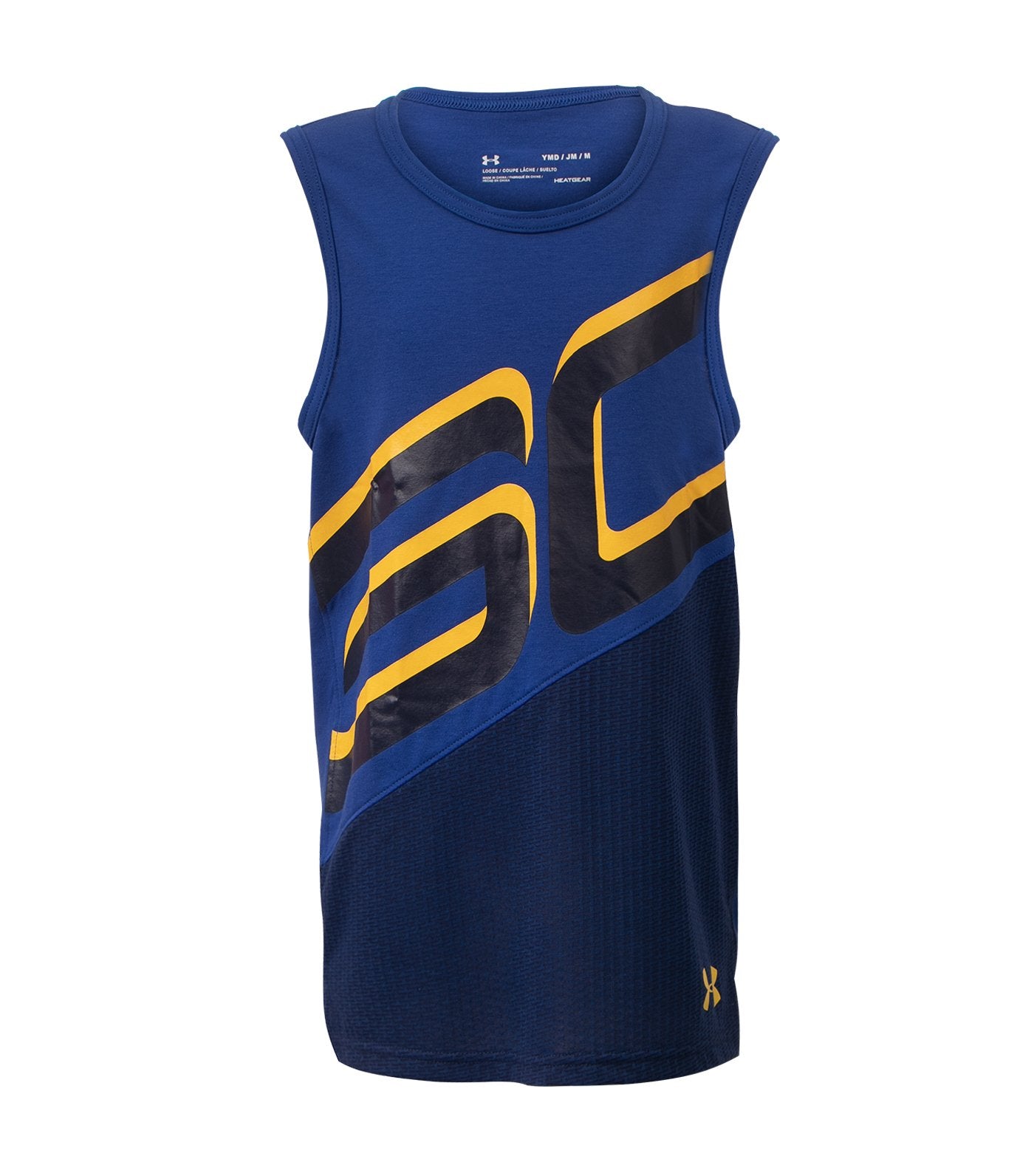 under armour blue boys sc30 tank