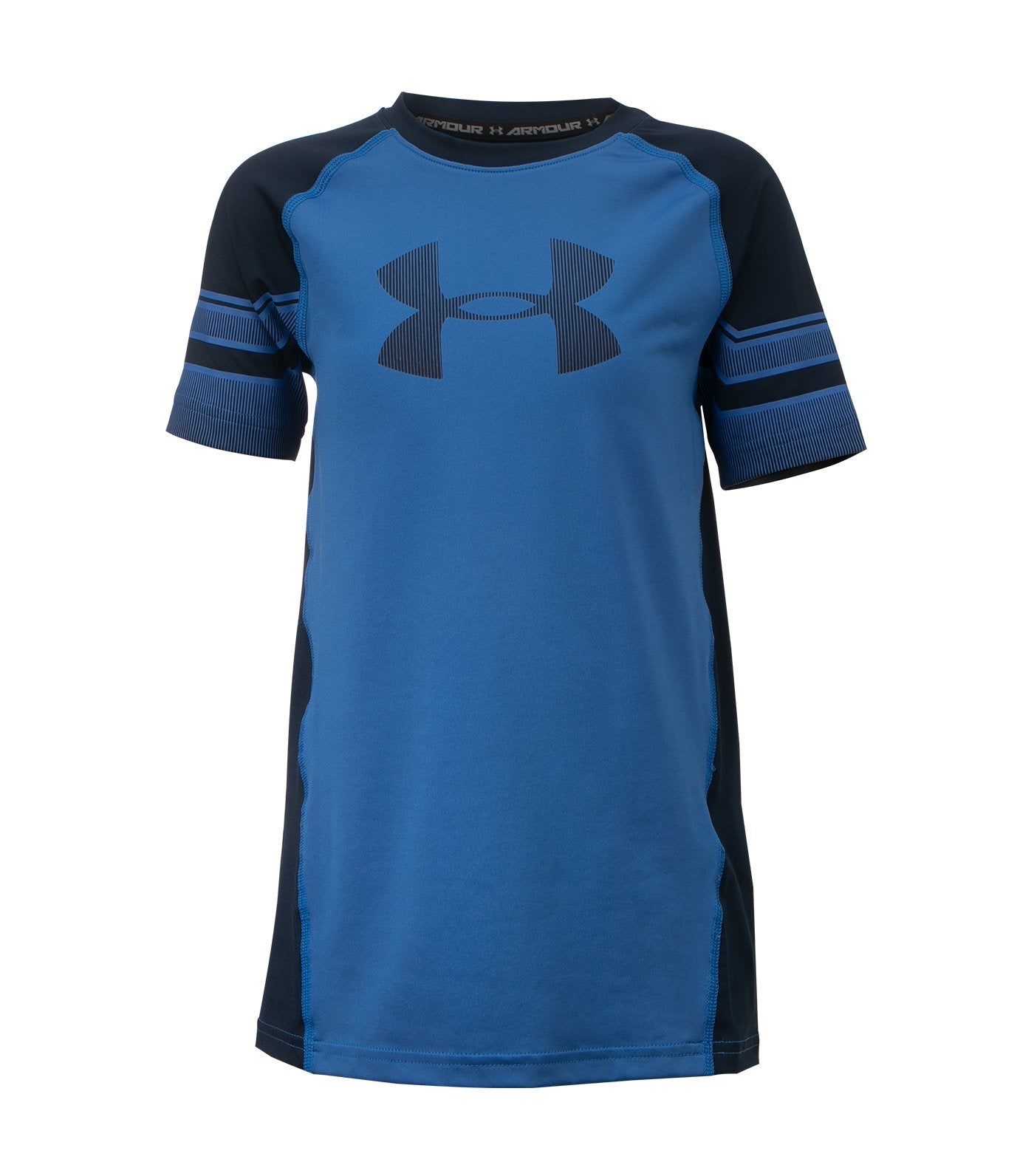 under armour blue boys armour graphic short sleeves t-shirt 