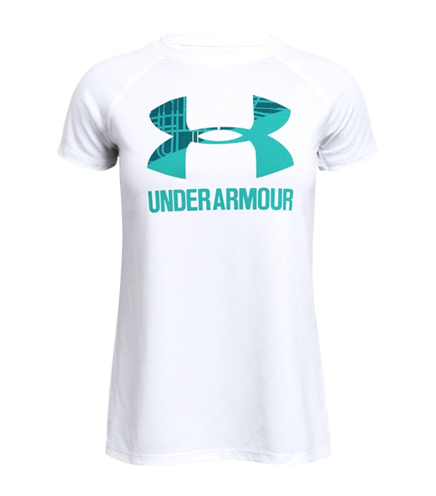 under armour white girls solid big logo