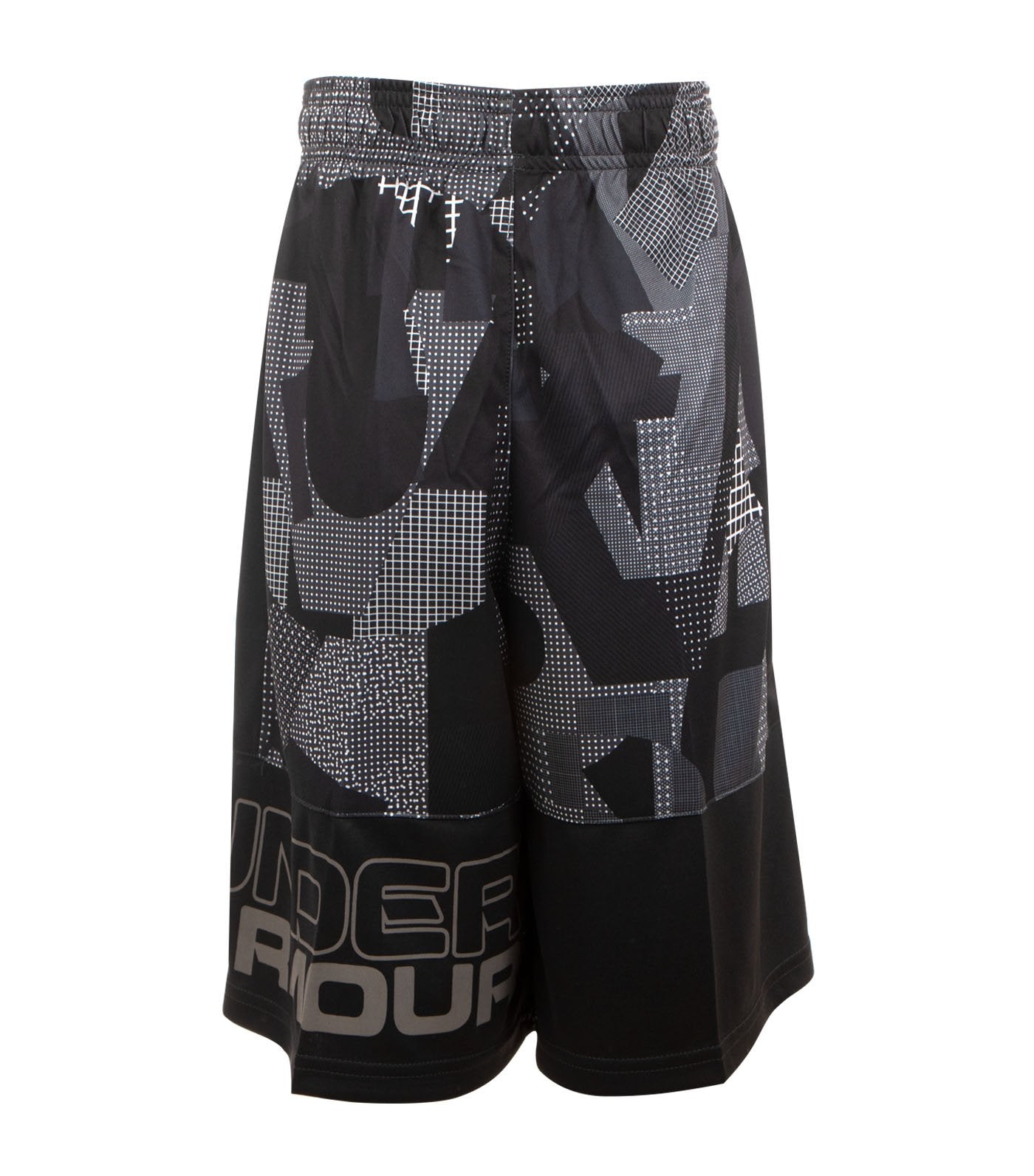 under armour boys stunt printed shorts gray