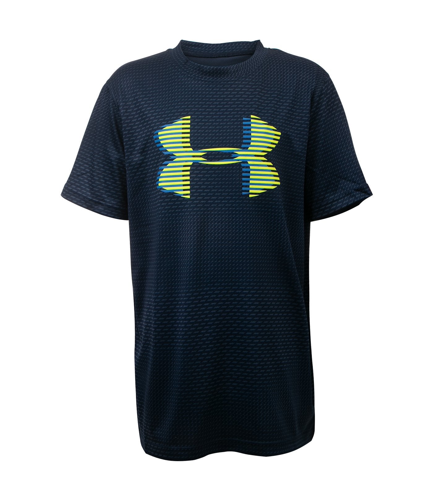 under armour blue boys tech big logo short sleeves t-shirt