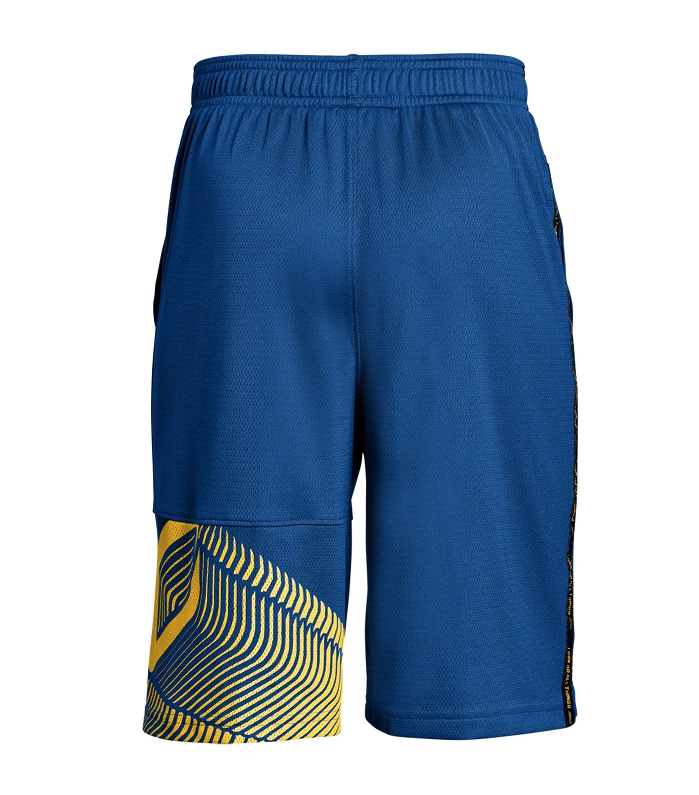 under armour blue boys sc30 shorts