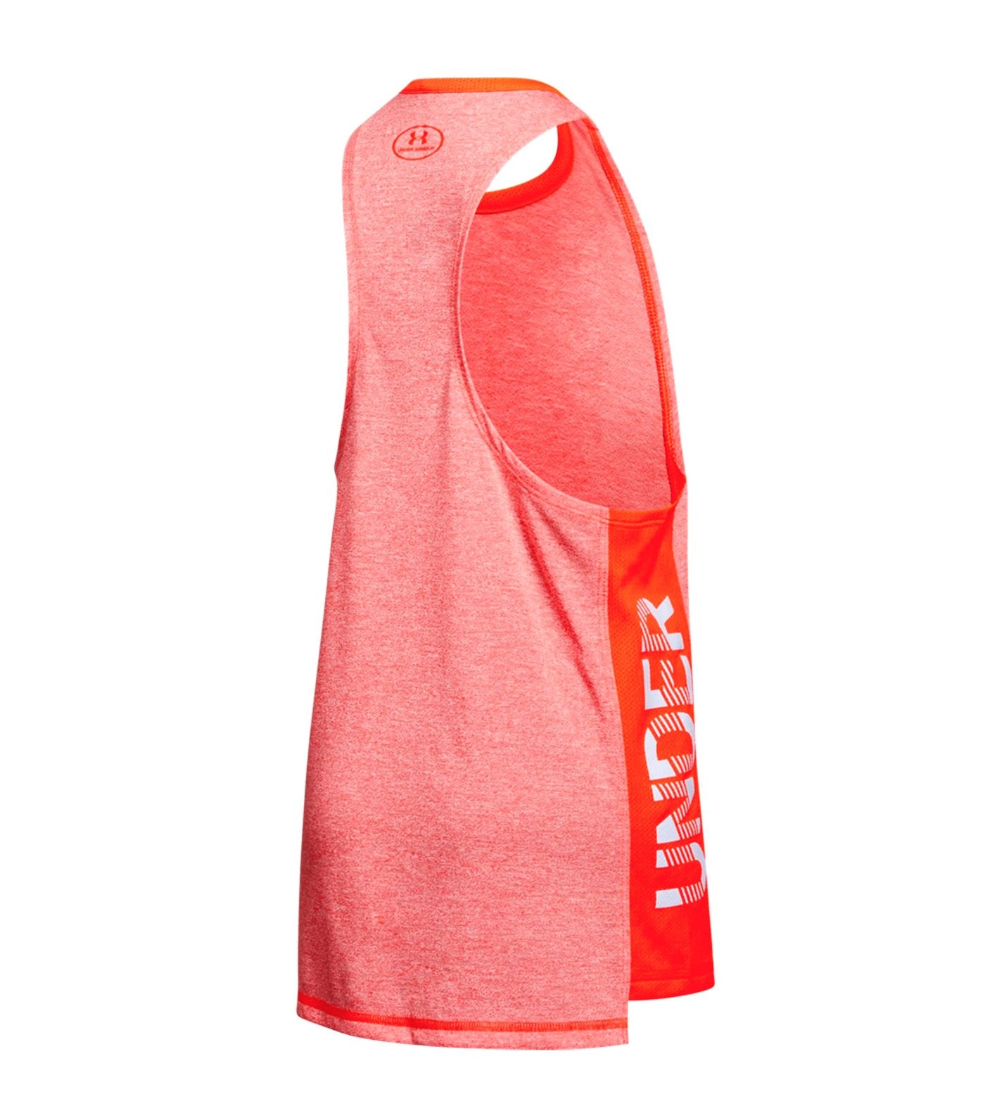 under armour orange girls threadborne tank