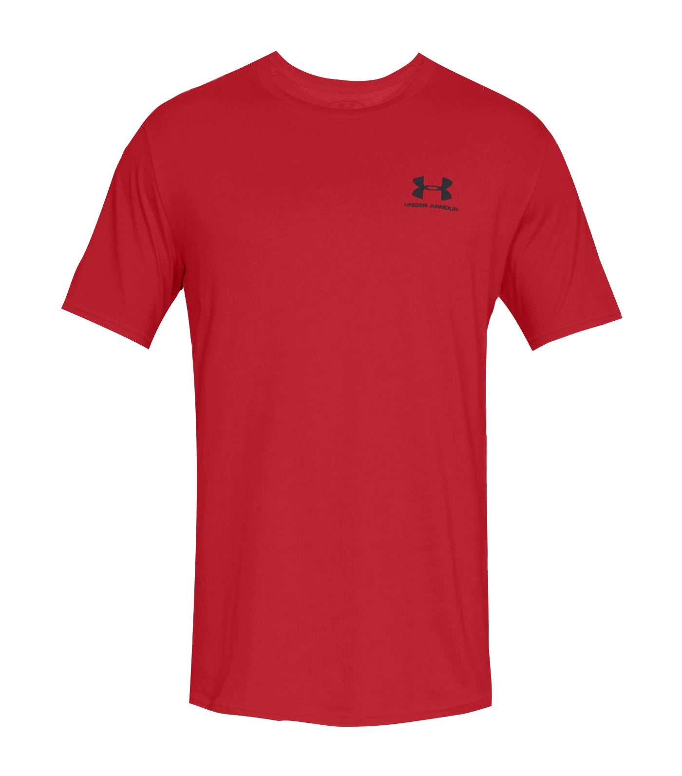 under armour ua sportstyle left chest t-shirt red