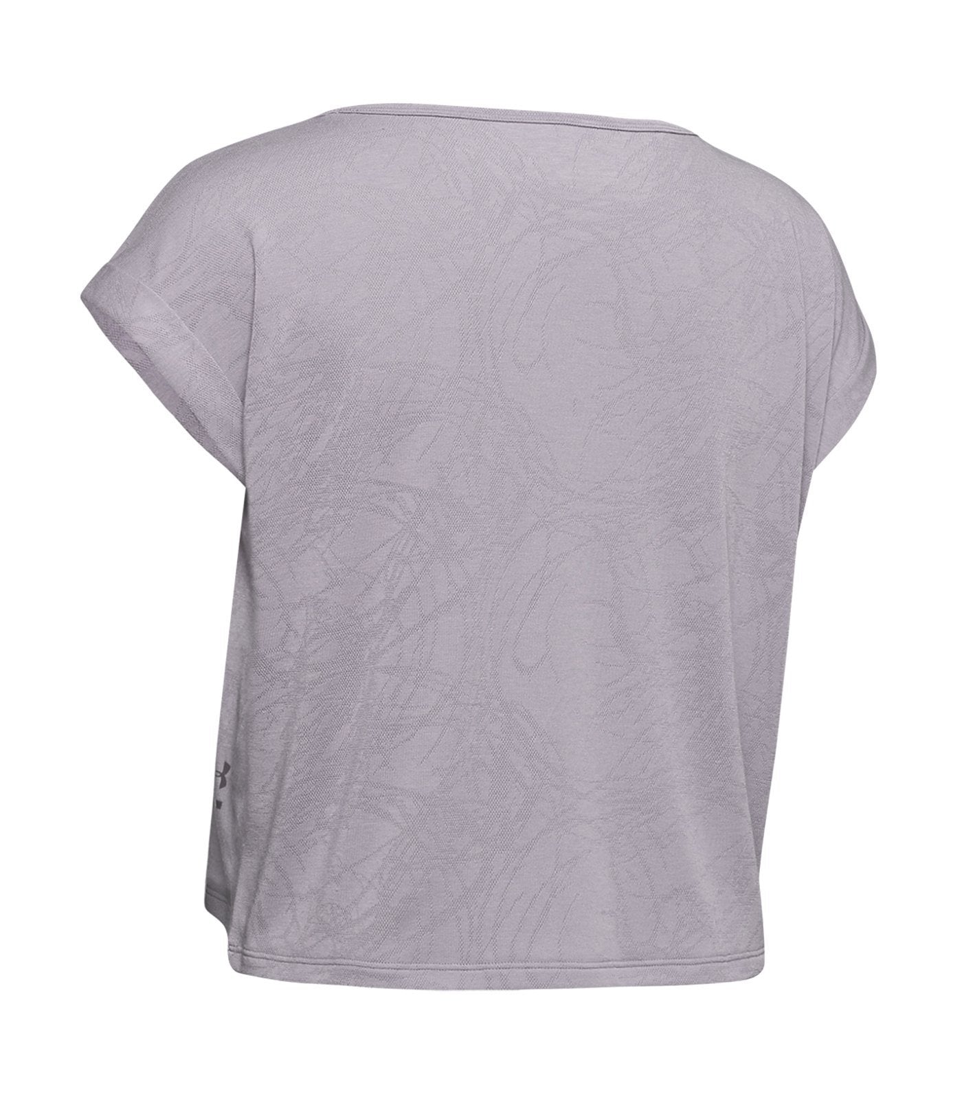 under armour ua perpetual short sleeved jacquard t shirt gray