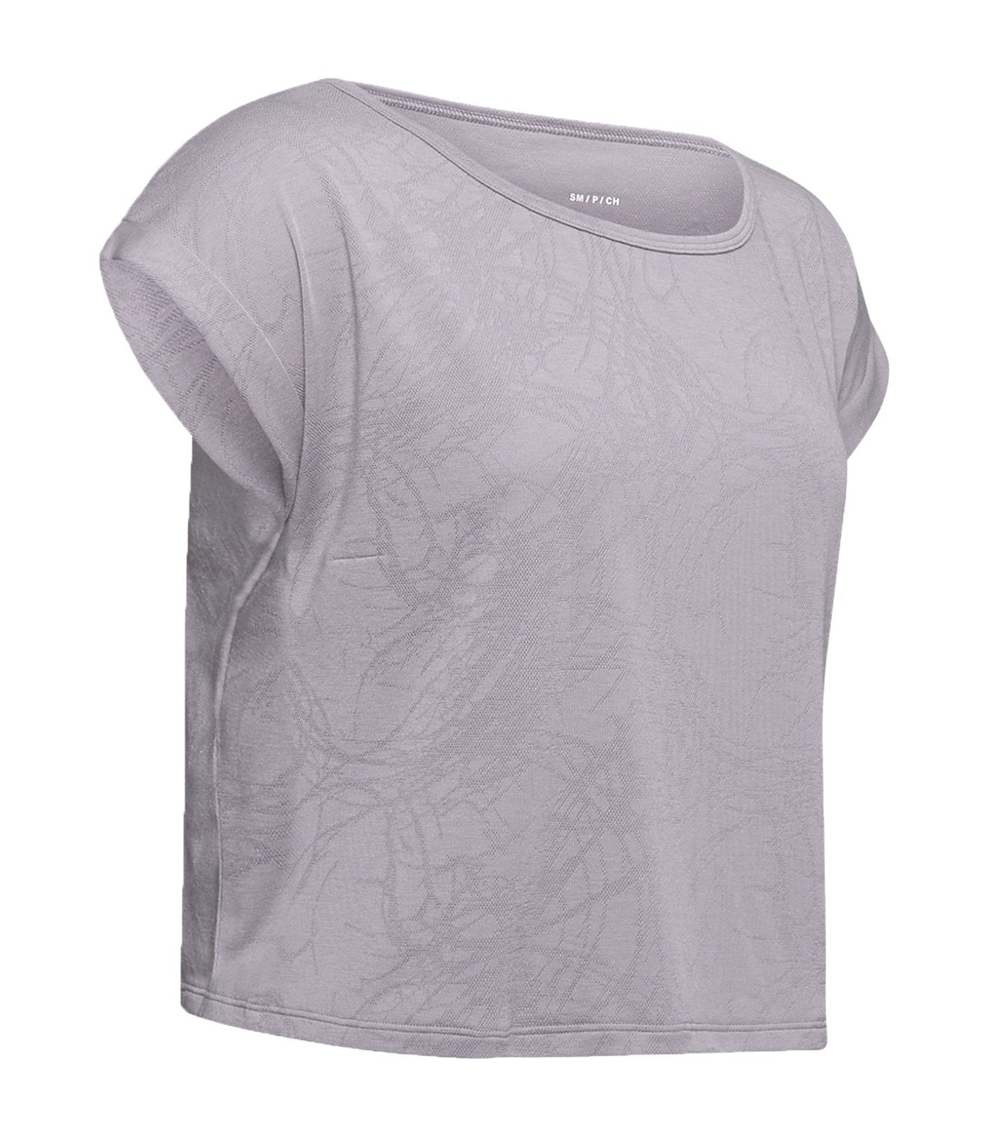 under armour ua perpetual short sleeved jacquard t-shirt gray