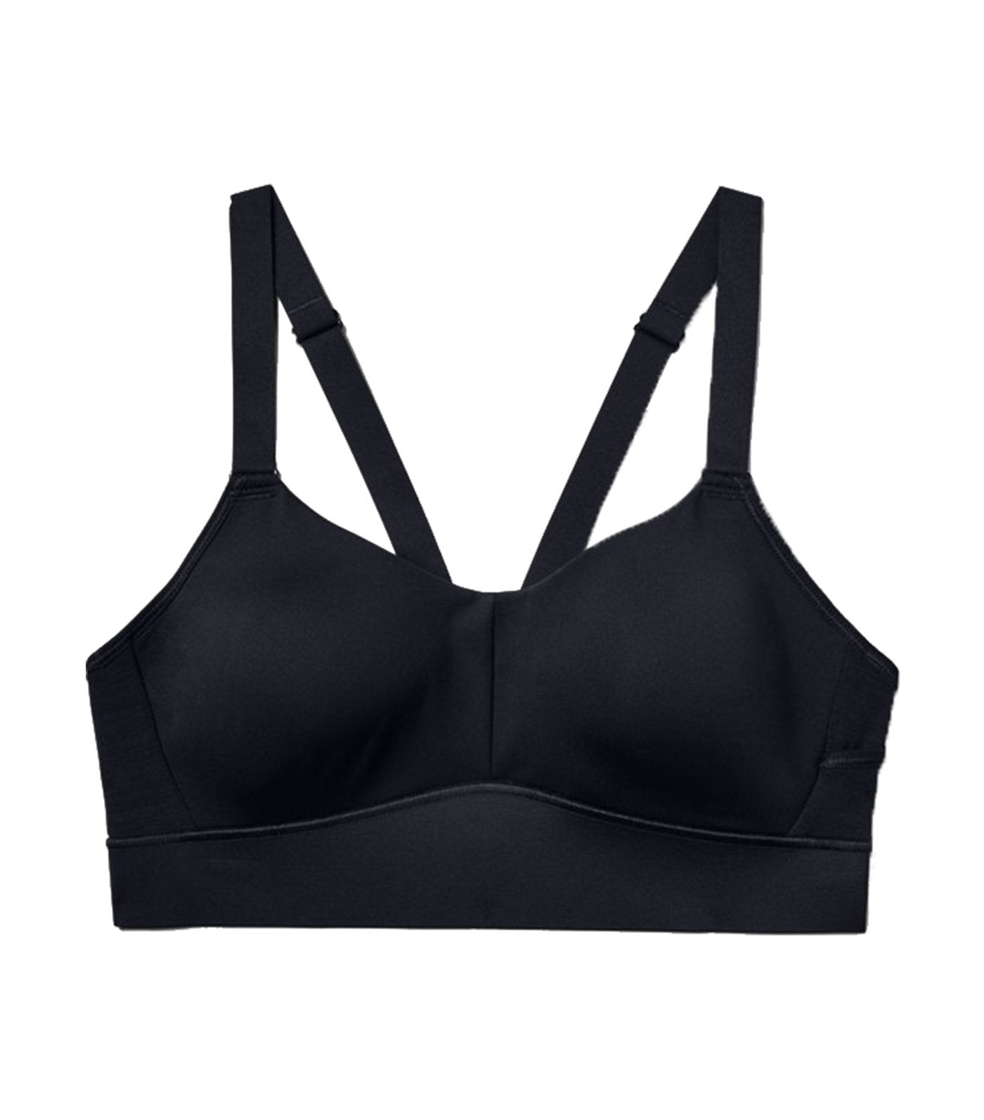 under armour ua breathelux mid sports bra black