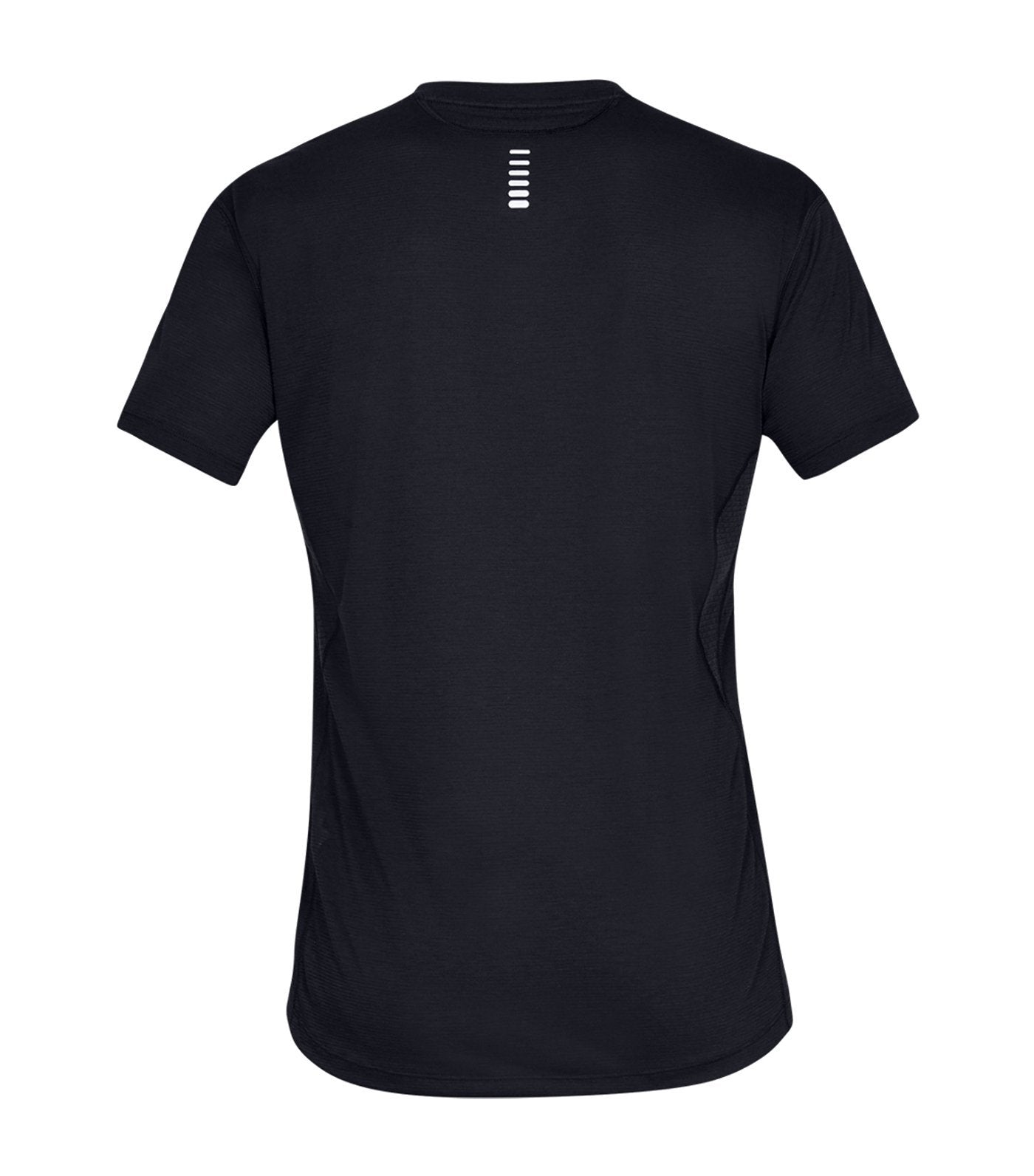 under armour ua streaker v-neck short sleeved t-shirt black