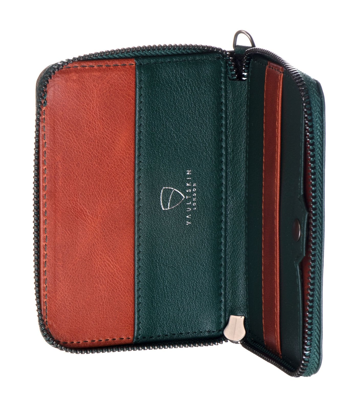 vaultskin notting hill rfid wallet alpine green