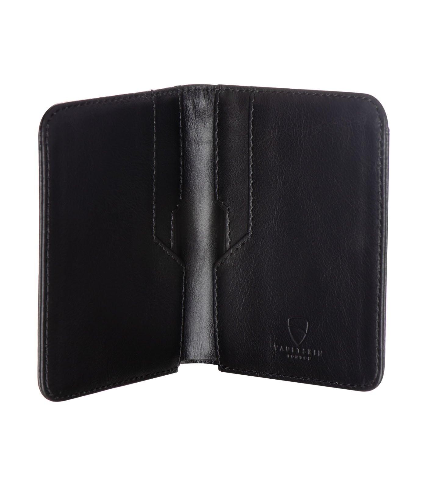 vaultskin city bi-fold rfid wallet black